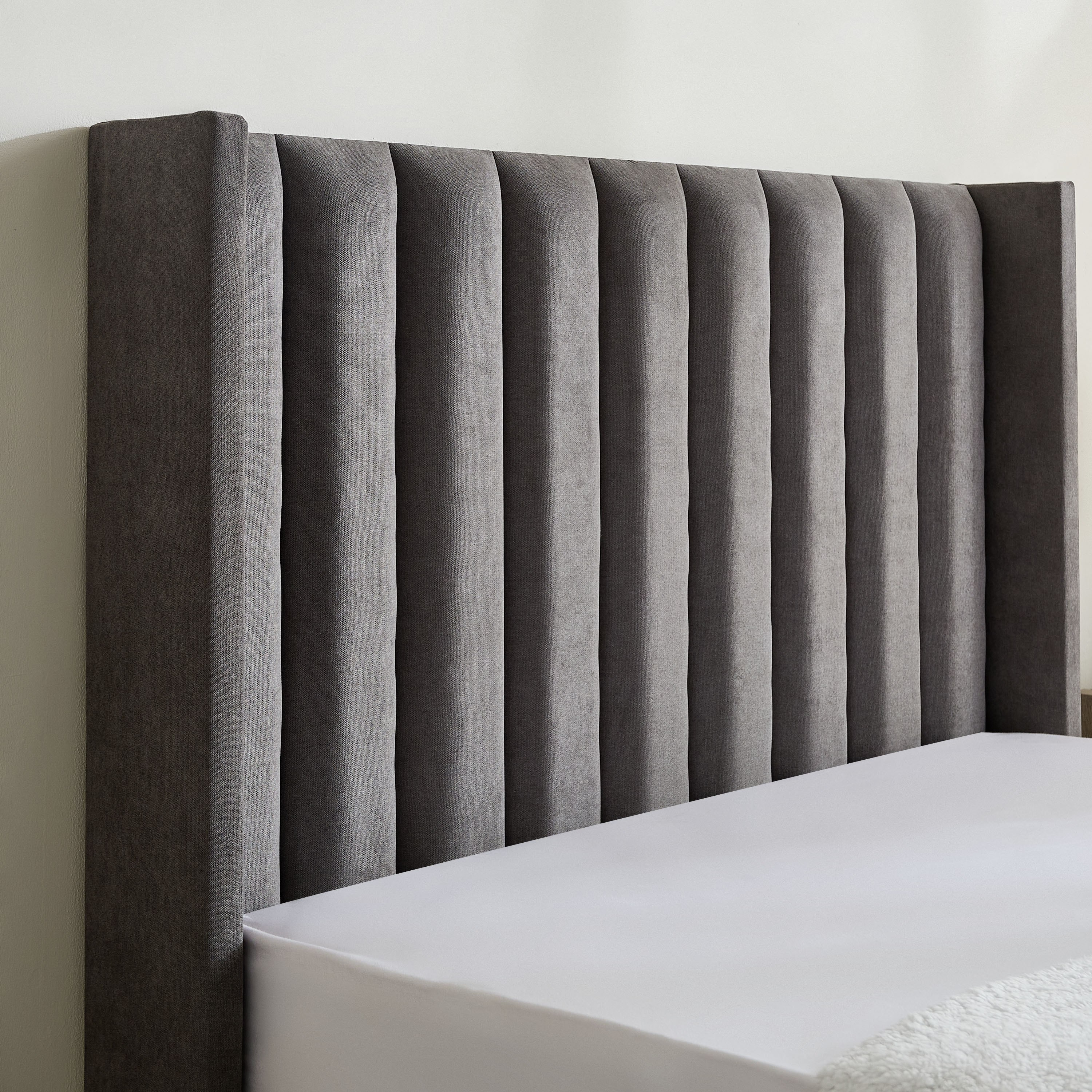 Curvy Clark Upholstered Twin Bed - 120x200 cm-hbxbedroom-bedsandbedsets-upholsteredbeds-twin-image-4