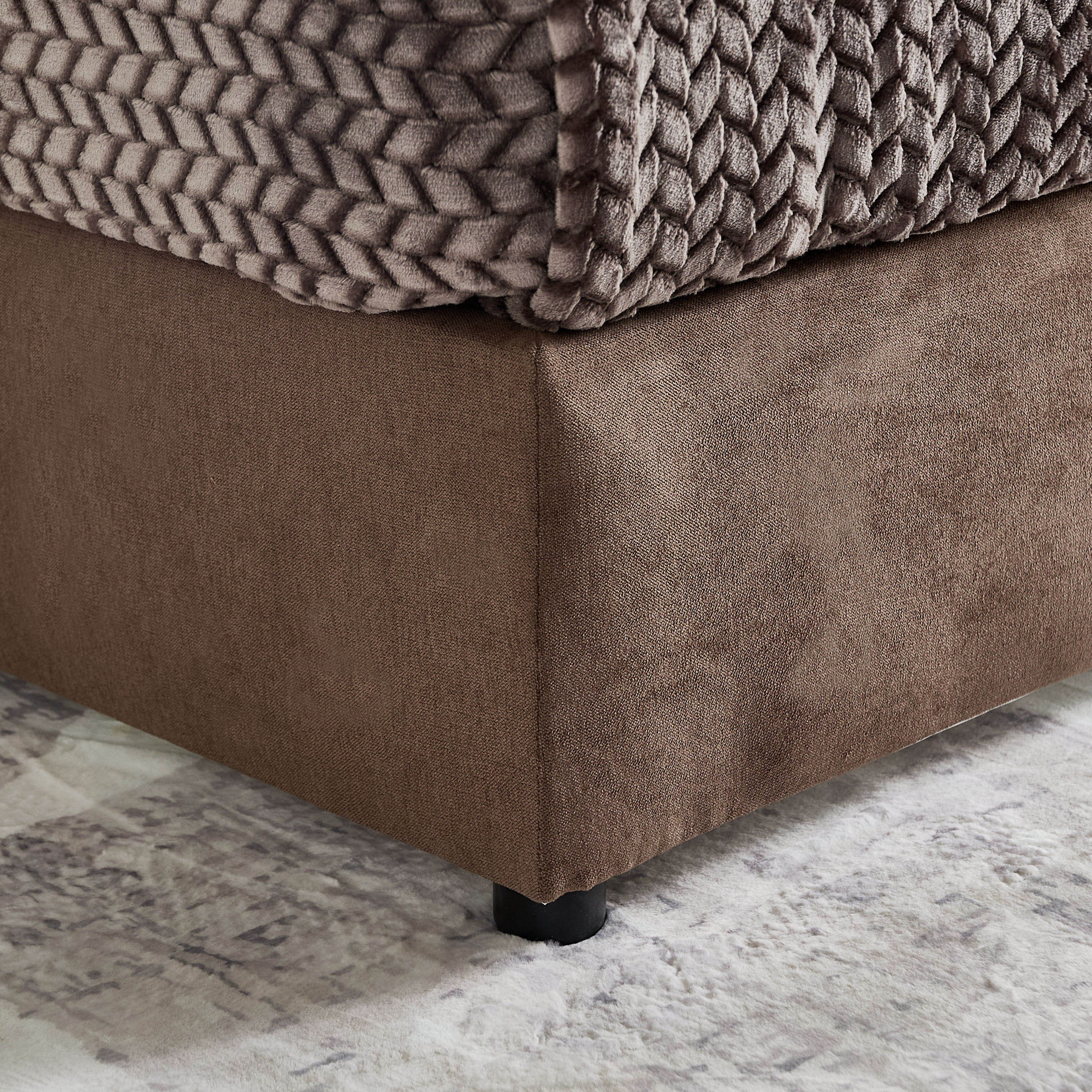 Curvy Clark Upholstered Queen Bed - 140x200 cm-hbxbedroom-bedsandbedsets-beds-queen-image-6