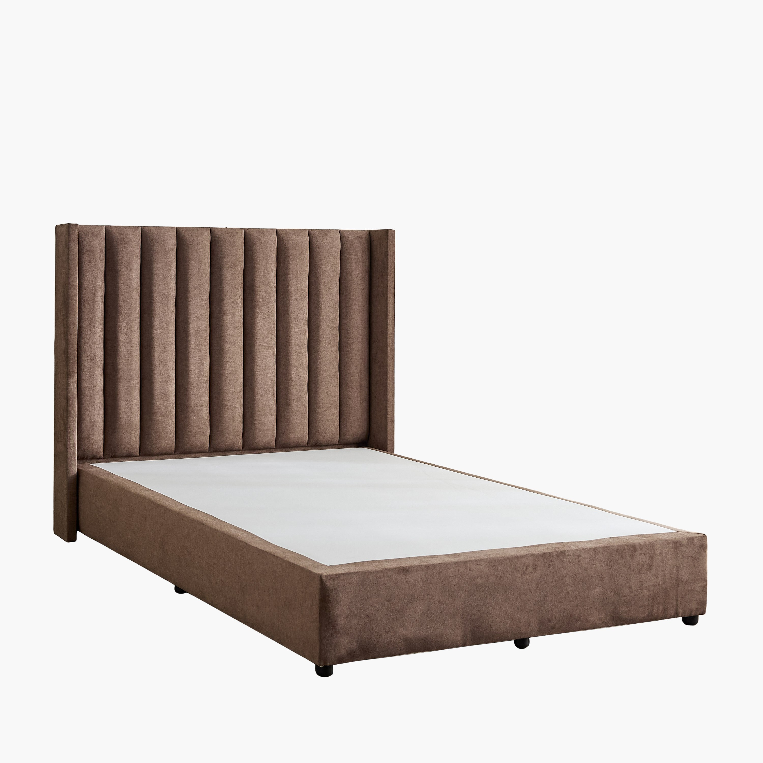 Curvy Clark Upholstered Queen Bed - 160x200 cm-hbxbedroom-bedsandbedsets-beds-queen-image-8
