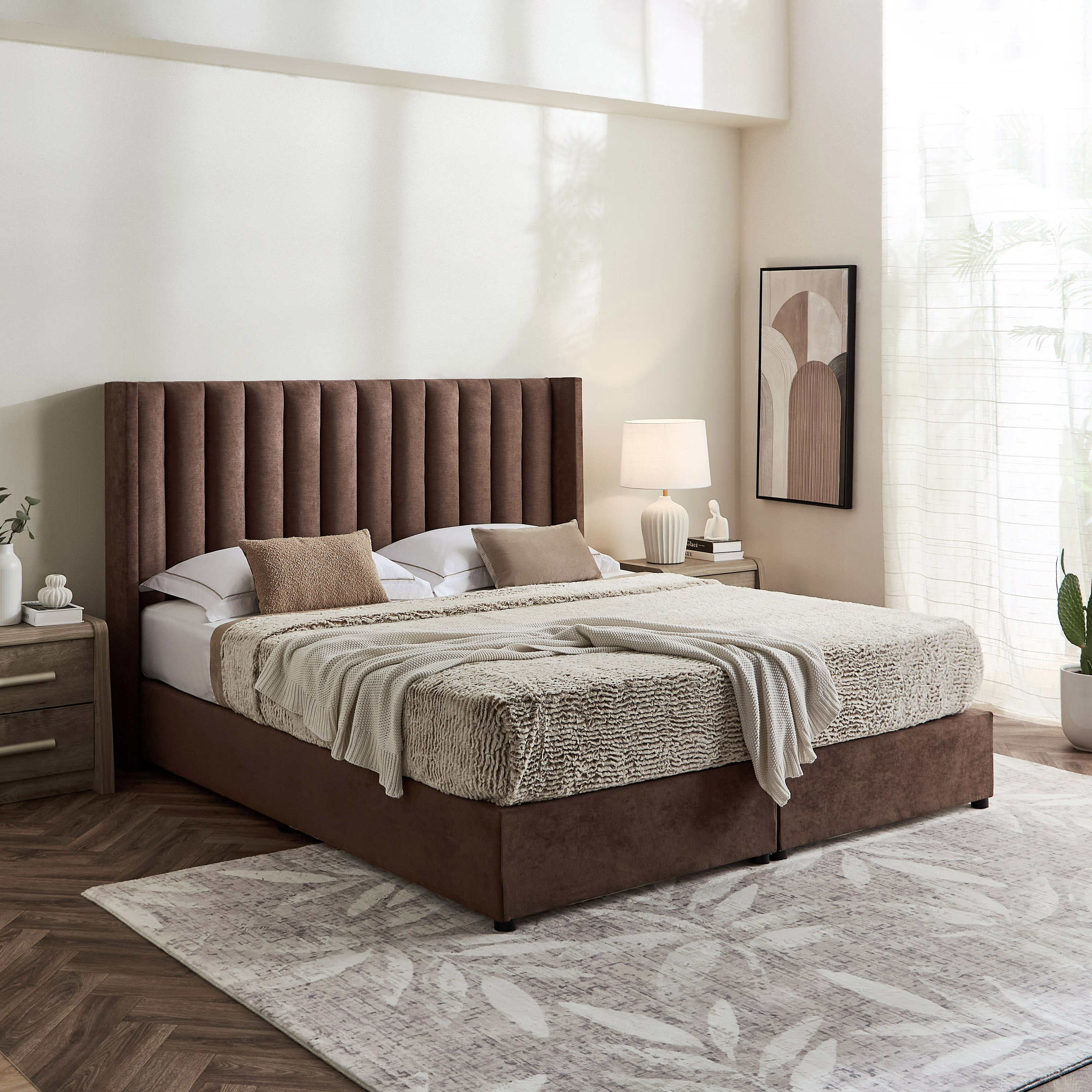 Curvy Clark Upholstered King Bed - 180x200 cm-PROMO_HB_UAE_HBX10_250526-image-8