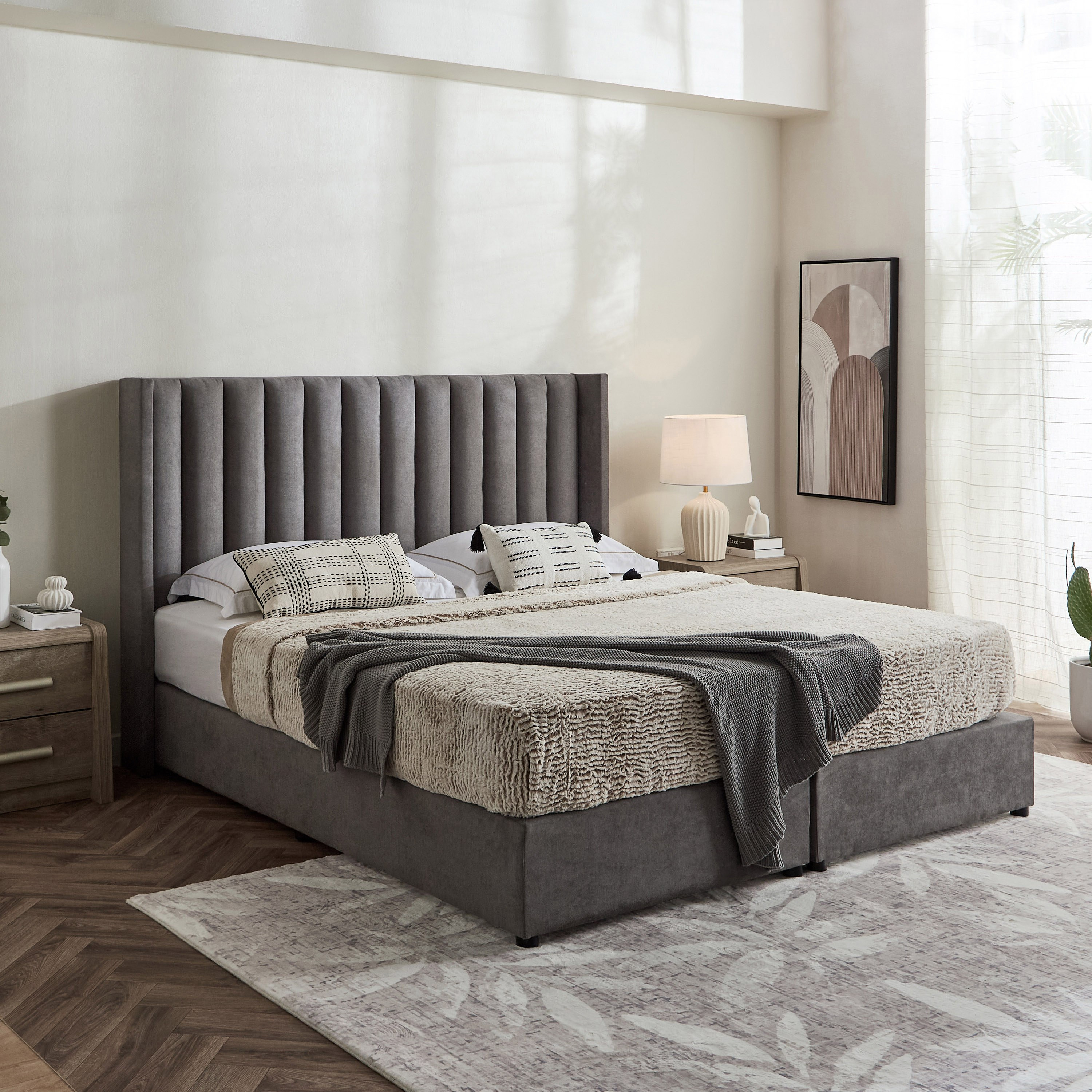 Curvy Clark Upholstered King Bed - 180x200 cm-PROMO_HB_UAE_HBX10_250526-image-8