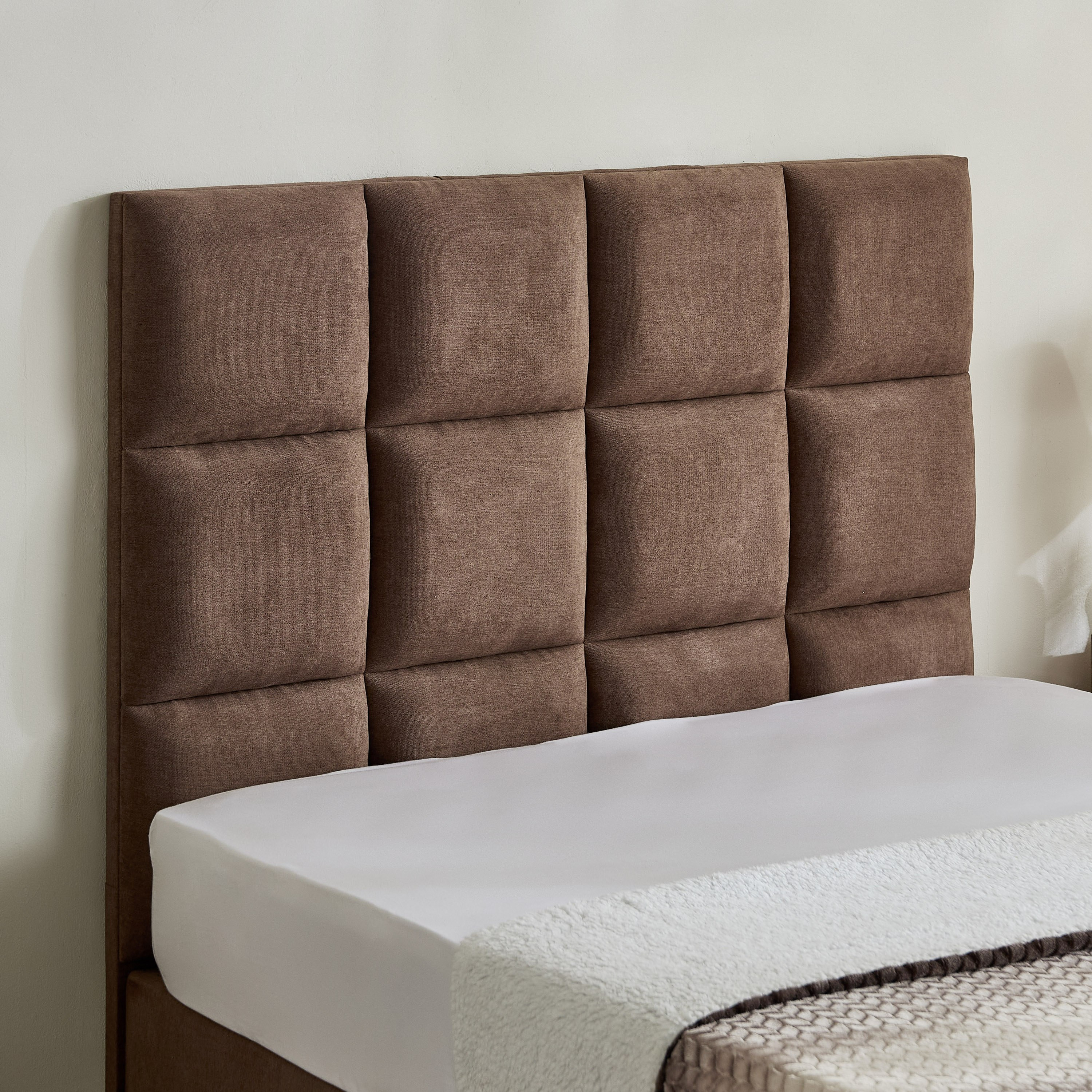 Curvy Rubik Twin Upholstered Bed - 120x200 cm-hbxbedroom-bedsandbedsets-upholsteredbeds-twin-image-3