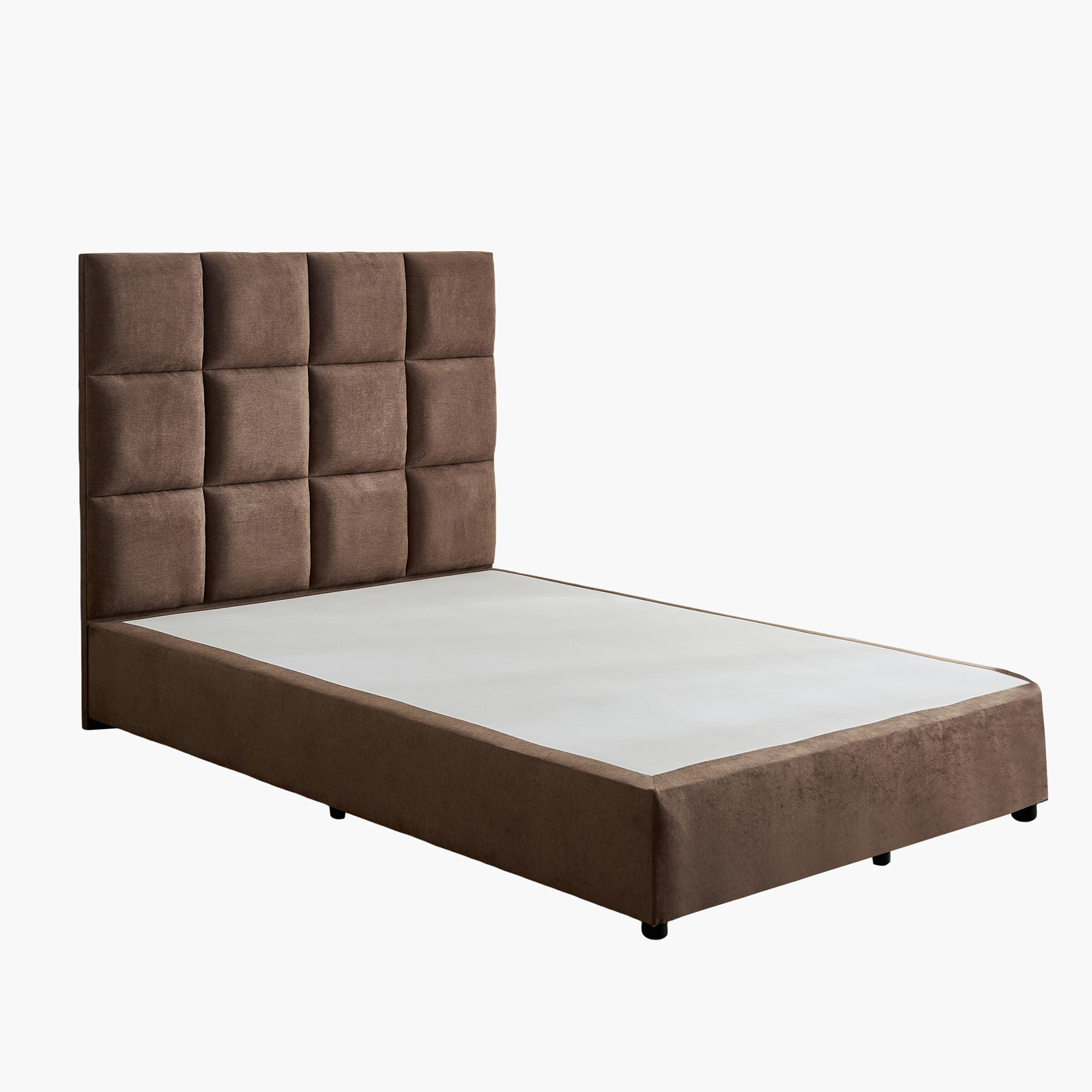 Curvy Rubik Twin Upholstered Bed - 120x200 cm-hbxbedroom-bedsandbedsets-upholsteredbeds-twin-image-8