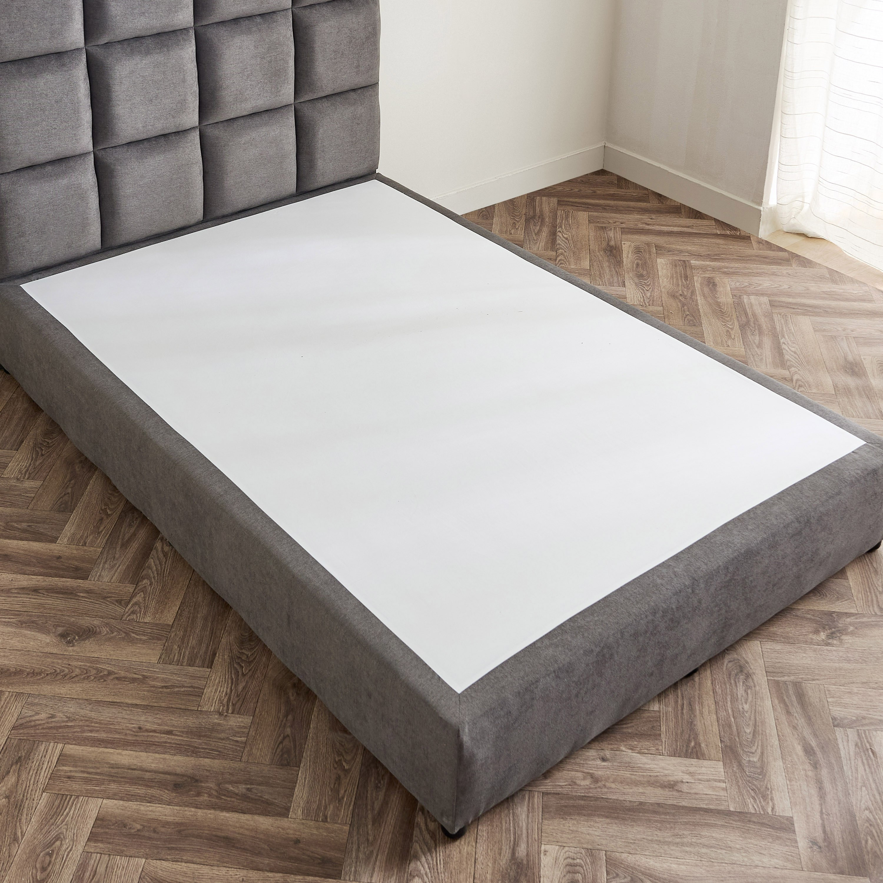 Curvy Rubik Twin Upholstered Bed - 120x200 cm-hbxbedroom-bedsandbedsets-upholsteredbeds-twin-image-5