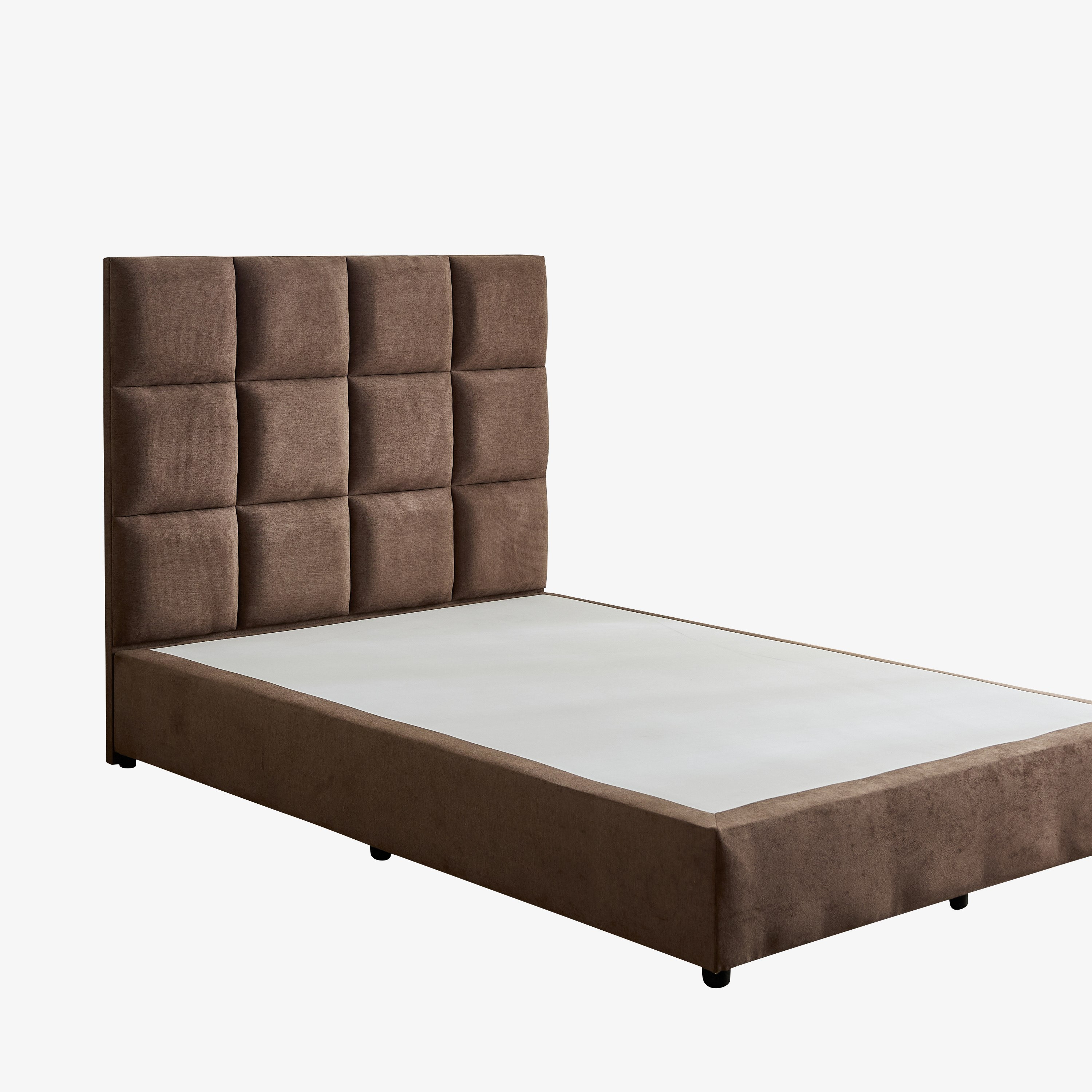 Curvy Rubik Queen Upholstered Bed - 160x200 cm-hbxbedroom-bedsandbedsets-beds-queen-image-8