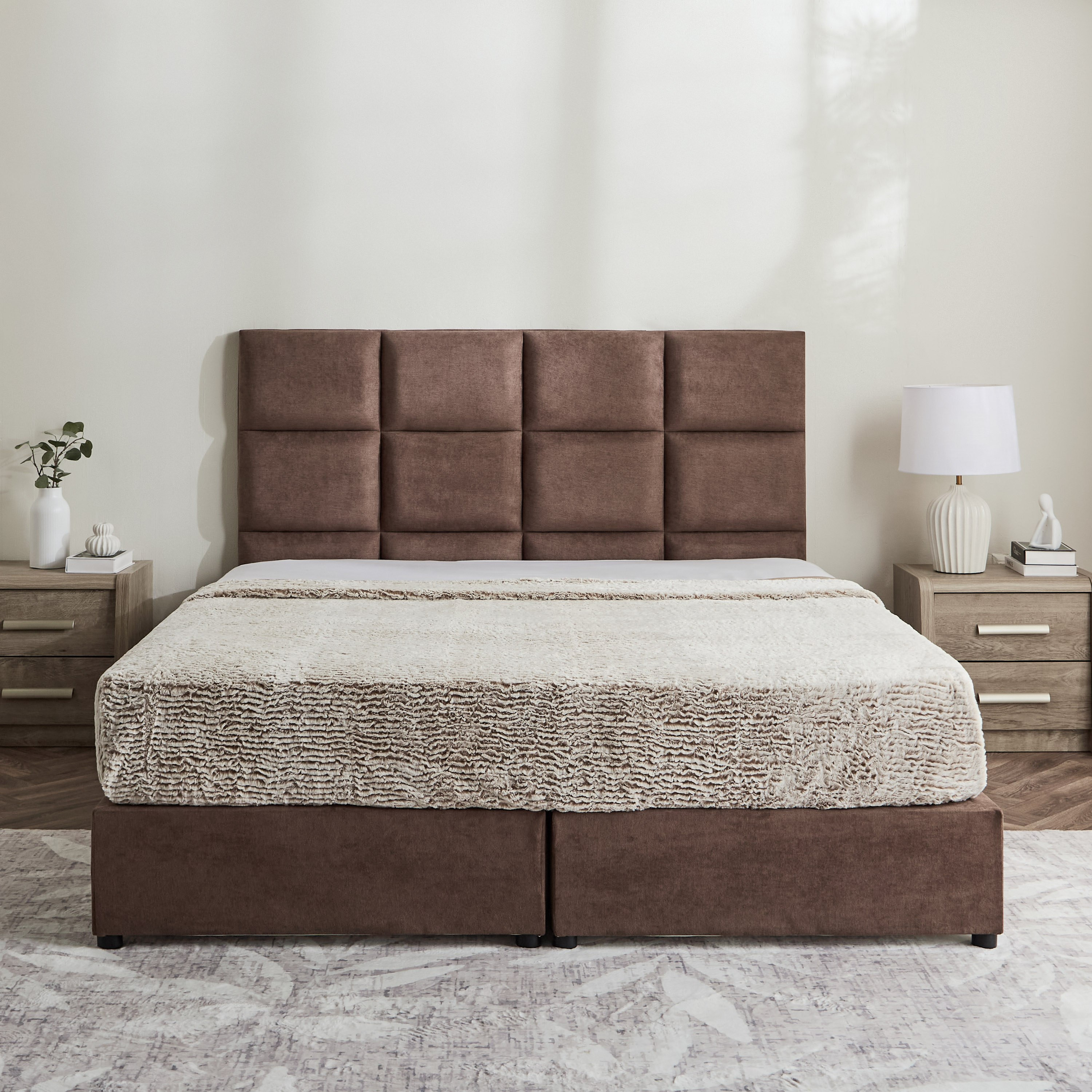 Curvy Rubik Upholstered King Bed - 180x200 cm-PROMO_HB_UAE_HBX10_250526-image-2