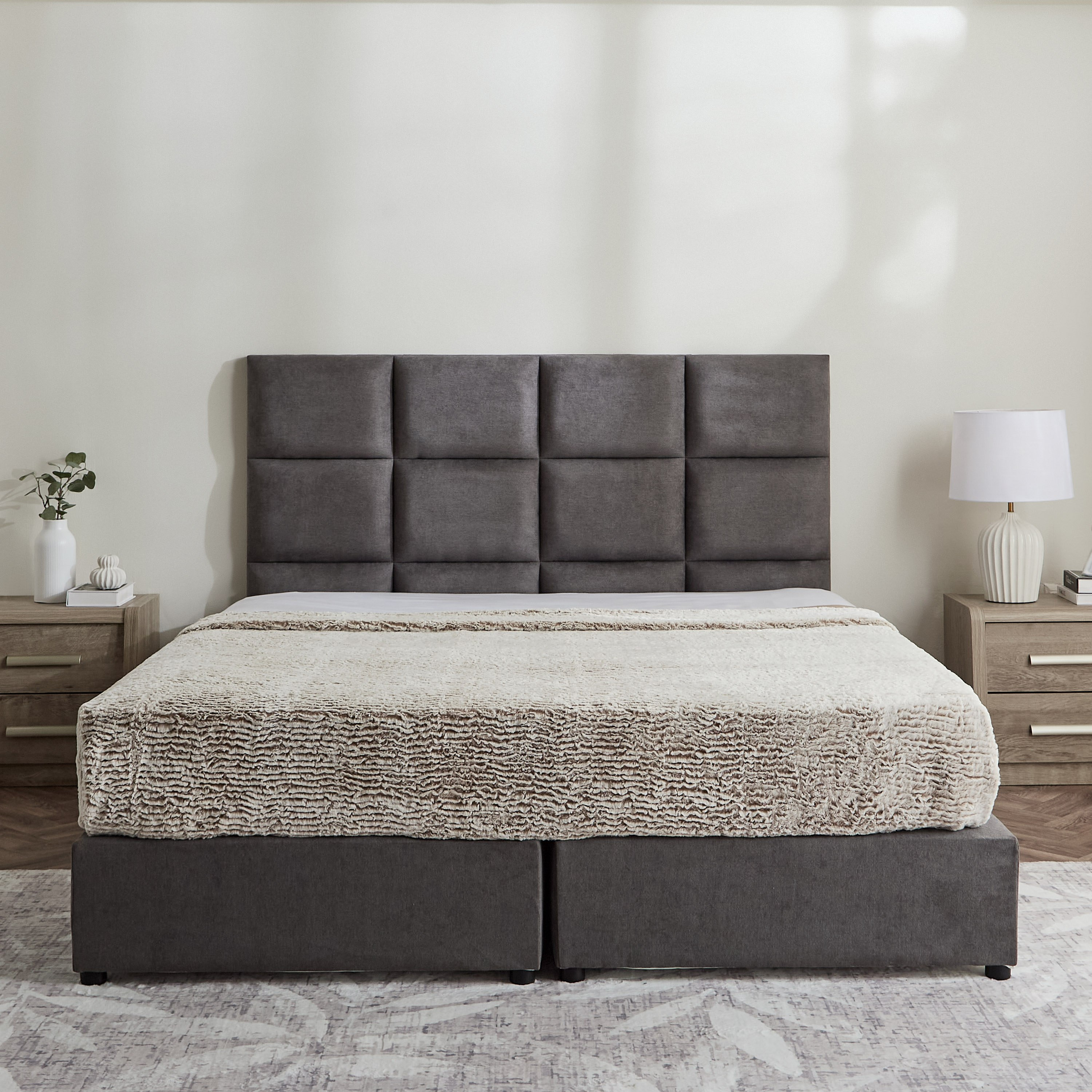 Curvy Rubik Upholstered King Bed - 180x200 cm-PROMO_HB_UAE_HBX10_250526-image-2