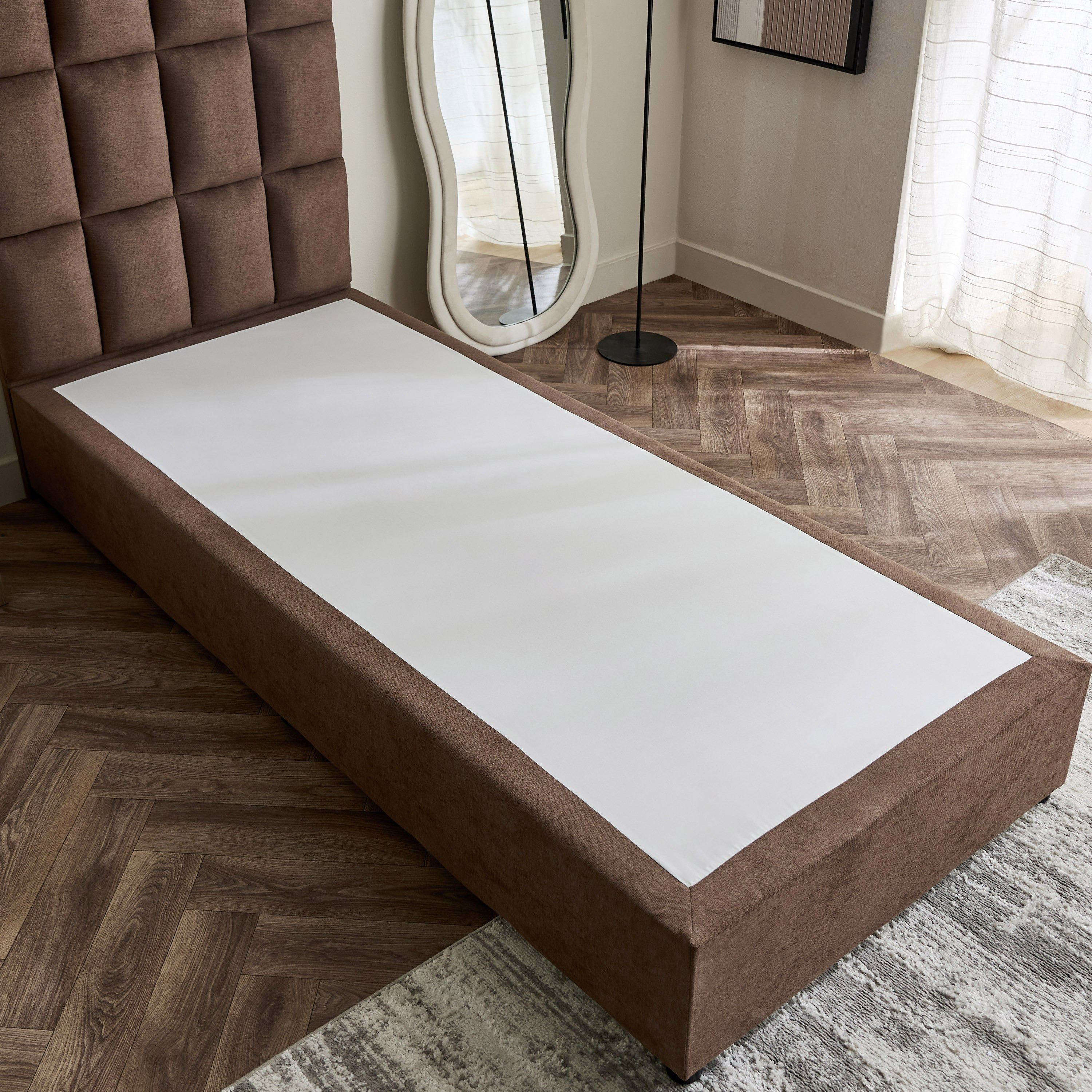 Curvy Rubik Single Upholstered Bed - 90x200 cm-hbxkidsandyouth-bedsandbedsets-beds-single-image-5