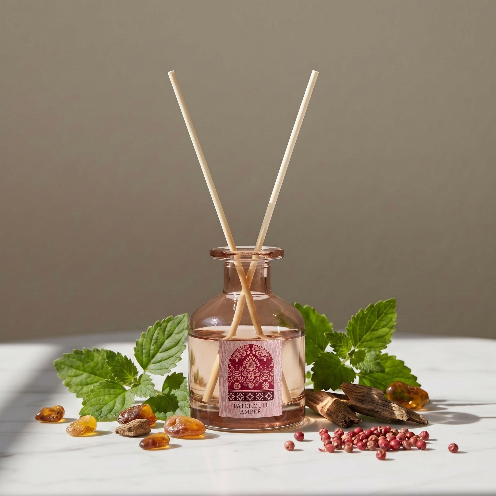 Nuvori Gardenia Patchouli Amber Reed Diffuser - 100 ml-hbxbedroom-homefragrance-diffusers-image-1