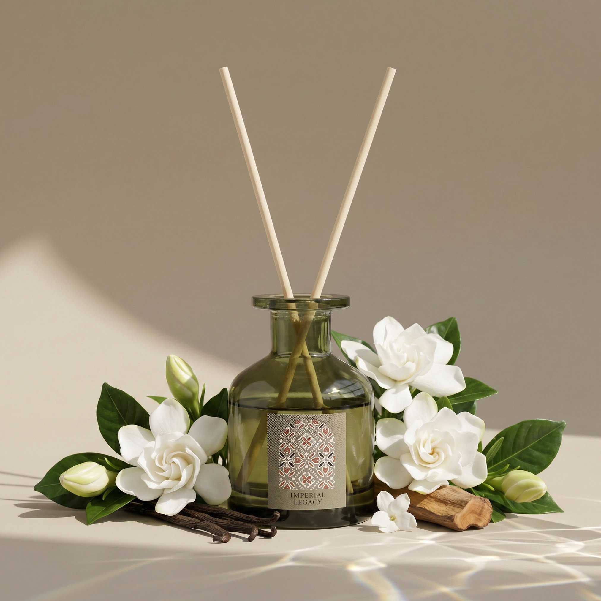 Nuvori Gardenia Imperial Legacy Reed Diffuser - 100 ml-hbxbedroom-homefragrance-diffusers-image-3