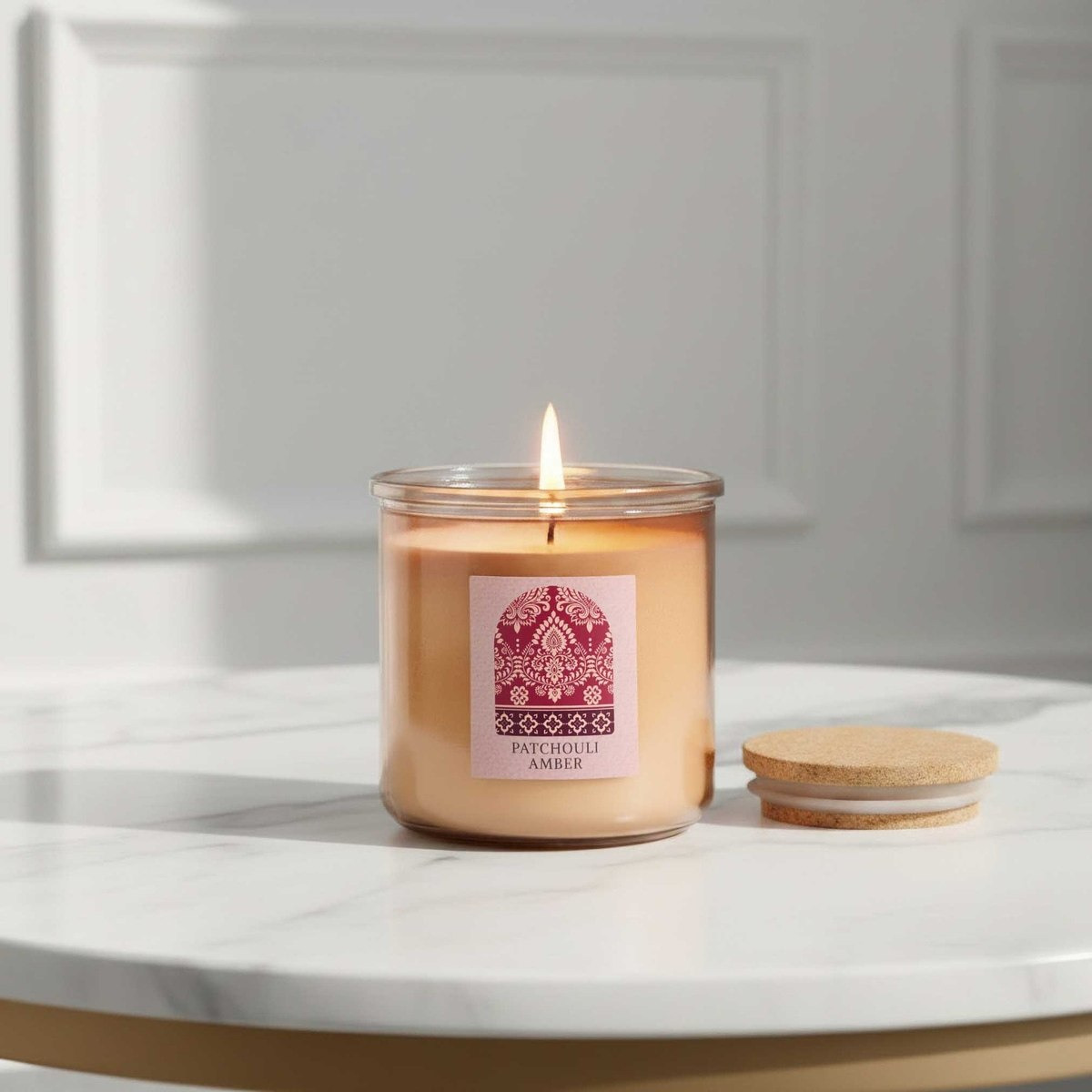 Nuvori Gardenia Patchouli Amber Jar Candle -  340 gm-hbxdiningroom-decorandaccessories-candles-image-2