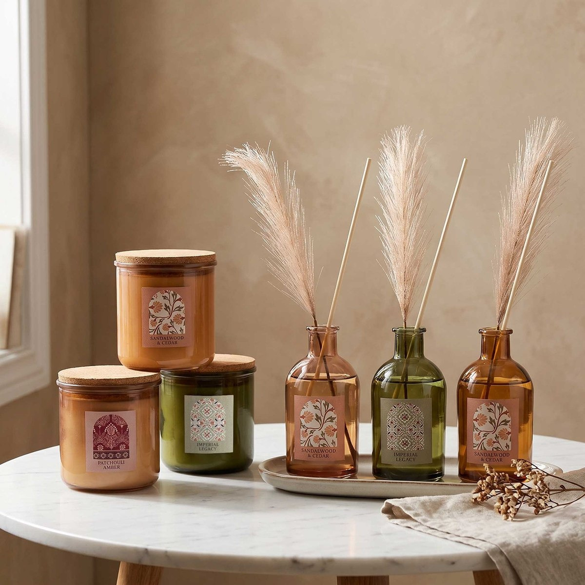 Nuvori Gardenia Imperial Legacy Jar Candle - 340 gm-hbxdiningroom-decorandaccessories-candles-image-4