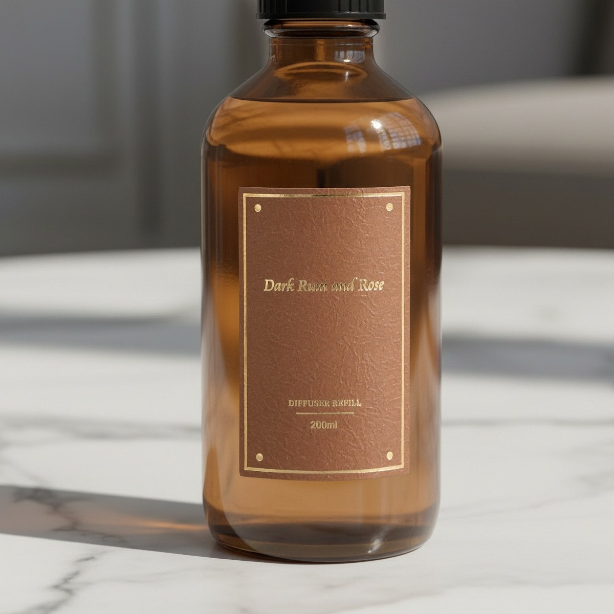 Nuvori Scentelier Dark Rum and Rose Refill Oil - 200 ml-hbxhomeware-hbxdecorandfurnishings-image-2