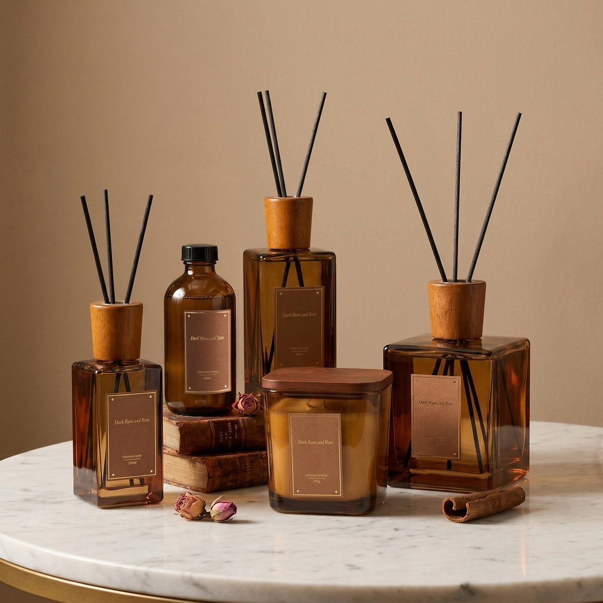 Nuvori Scentelier Dark Rum and Rose Refill Oil - 200 ml-hbxhomeware-hbxdecorandfurnishings-image-3