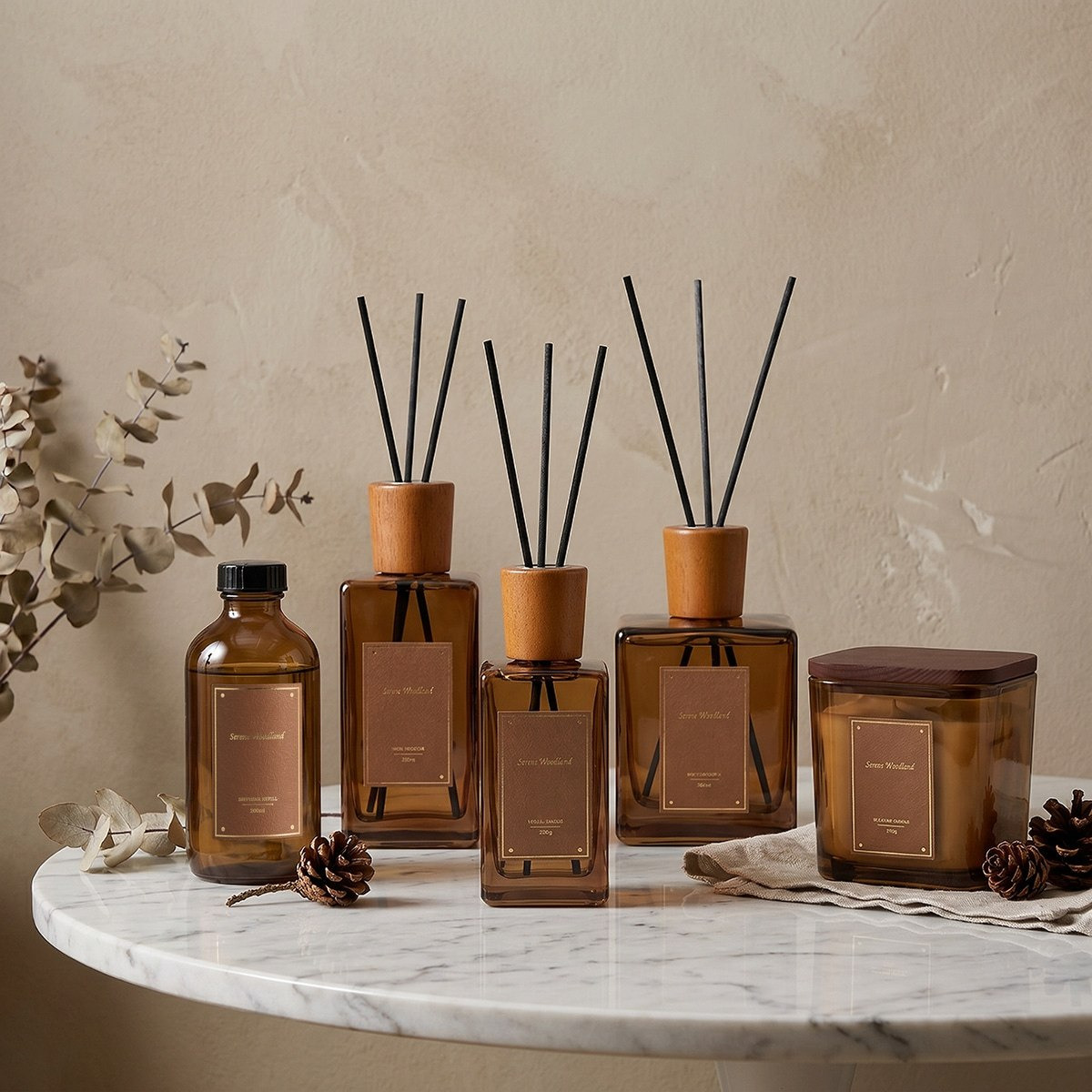 Nuvori Scentelier Serene Woodland Refill Oil - 200 ml-hbxhomeware-hbxdecorandfurnishings-image-3