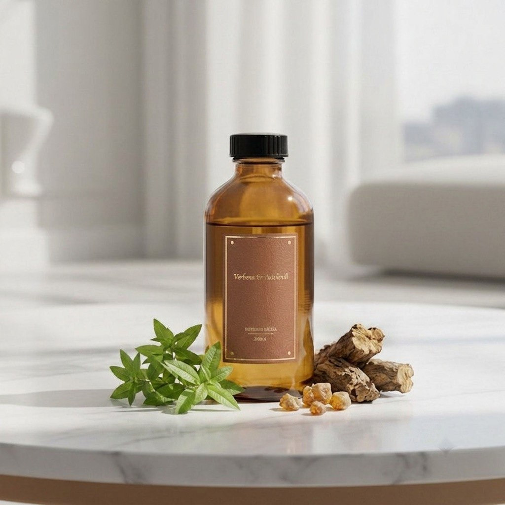 Nuvori Scentelier Verbena & Patchouli Refill Oil - 200 ml-hbxhomeware-hbxdecorandfurnishings-image-1
