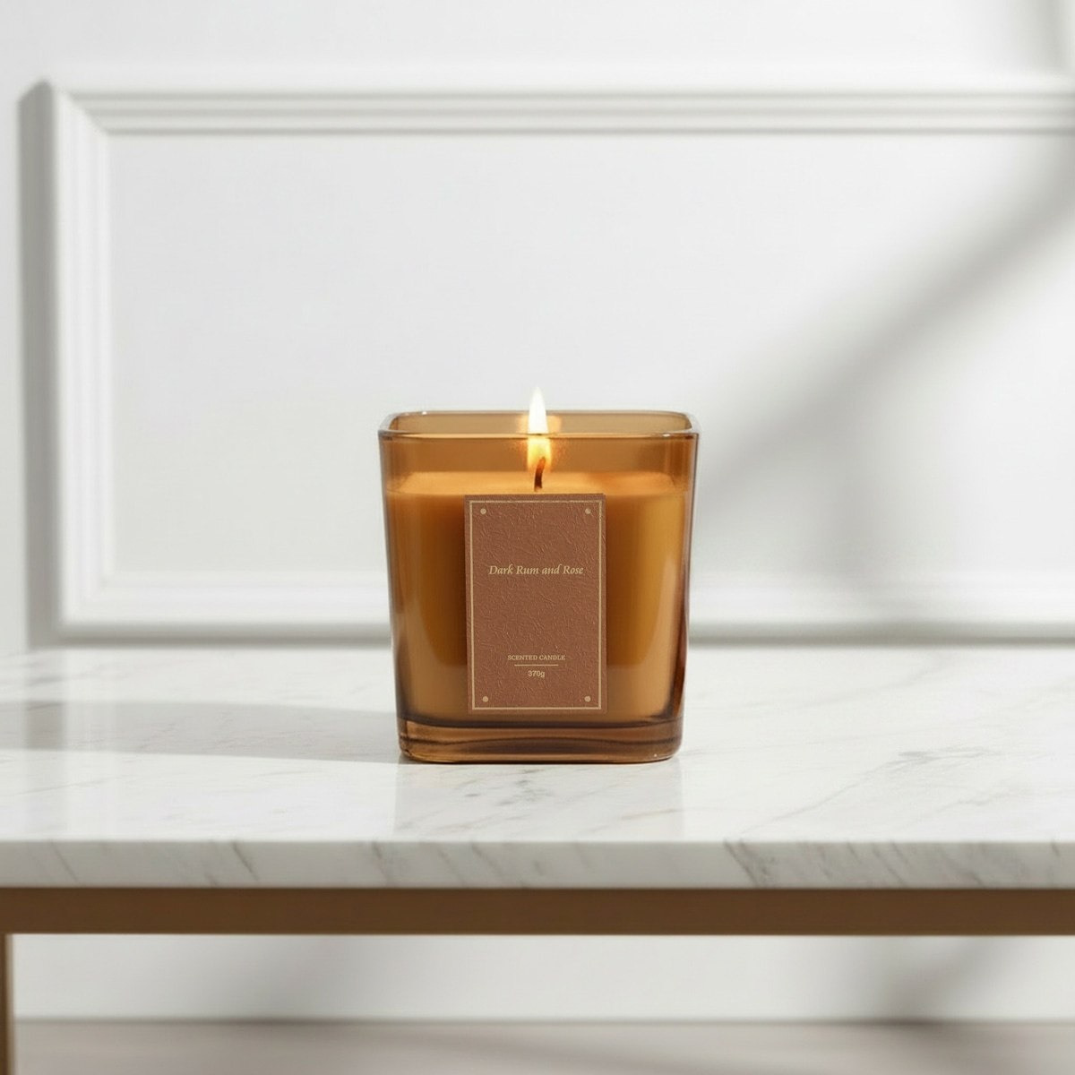 Nuvori Scentelier Dark Rum and Rose Jar Candle - 370 gm-hbxdiningroom-decorandaccessories-candles-image-2