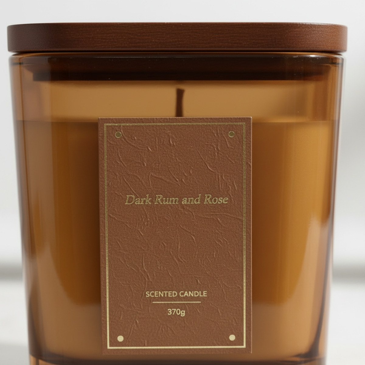 Nuvori Scentelier Dark Rum and Rose Jar Candle - 370 gm-hbxdiningroom-decorandaccessories-candles-image-3