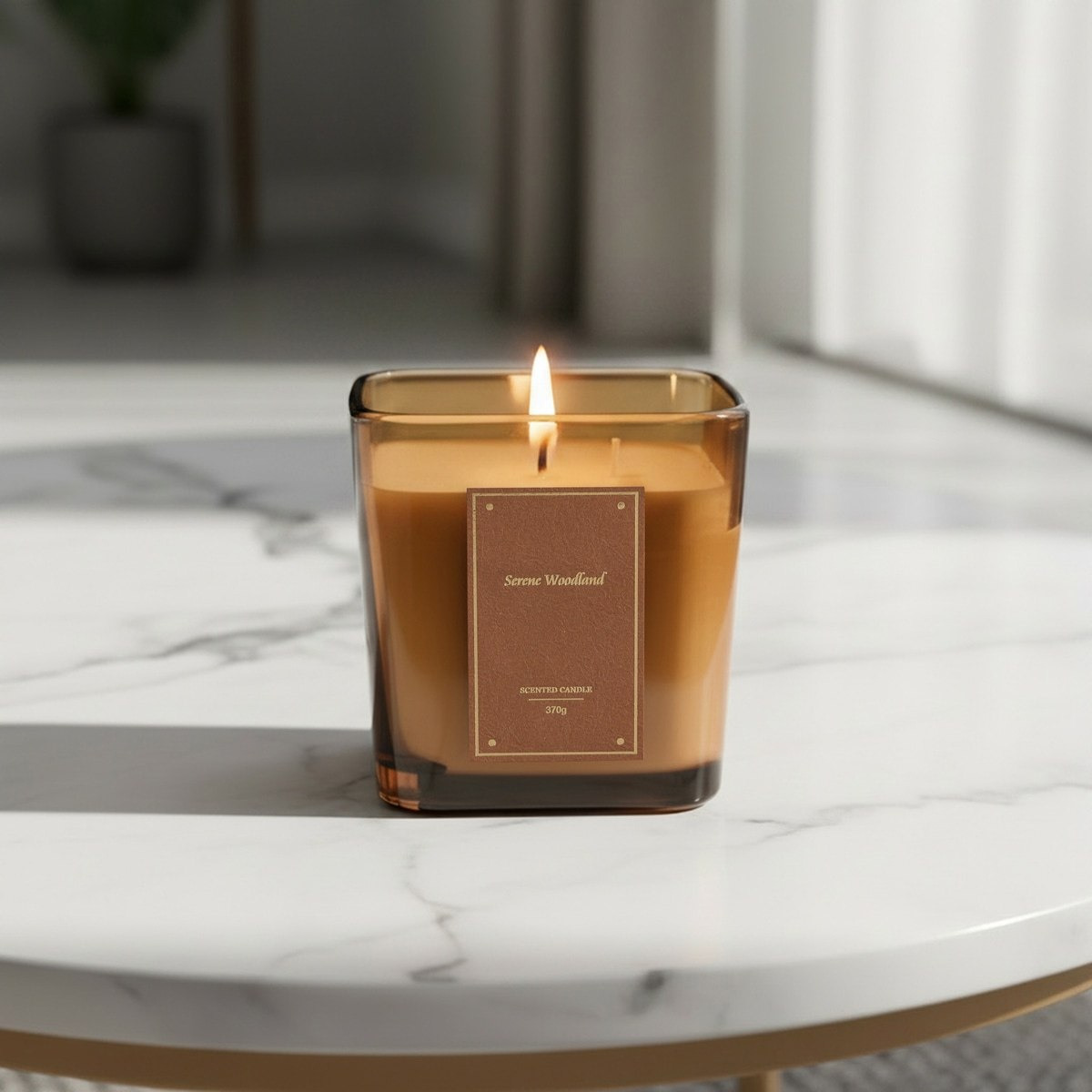 Nuvori Scentelier Serene Woodland Jar Candle - 370 gm-hbxdiningroom-decorandaccessories-candles-image-2