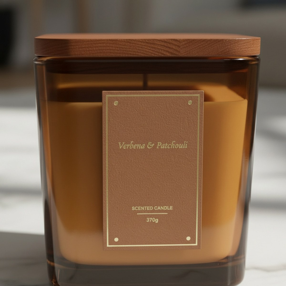 Nuvori Scentelier Verbena and Patchouli Jar Candle - 370 gm-hbxdiningroom-decorandaccessories-candles-image-3
