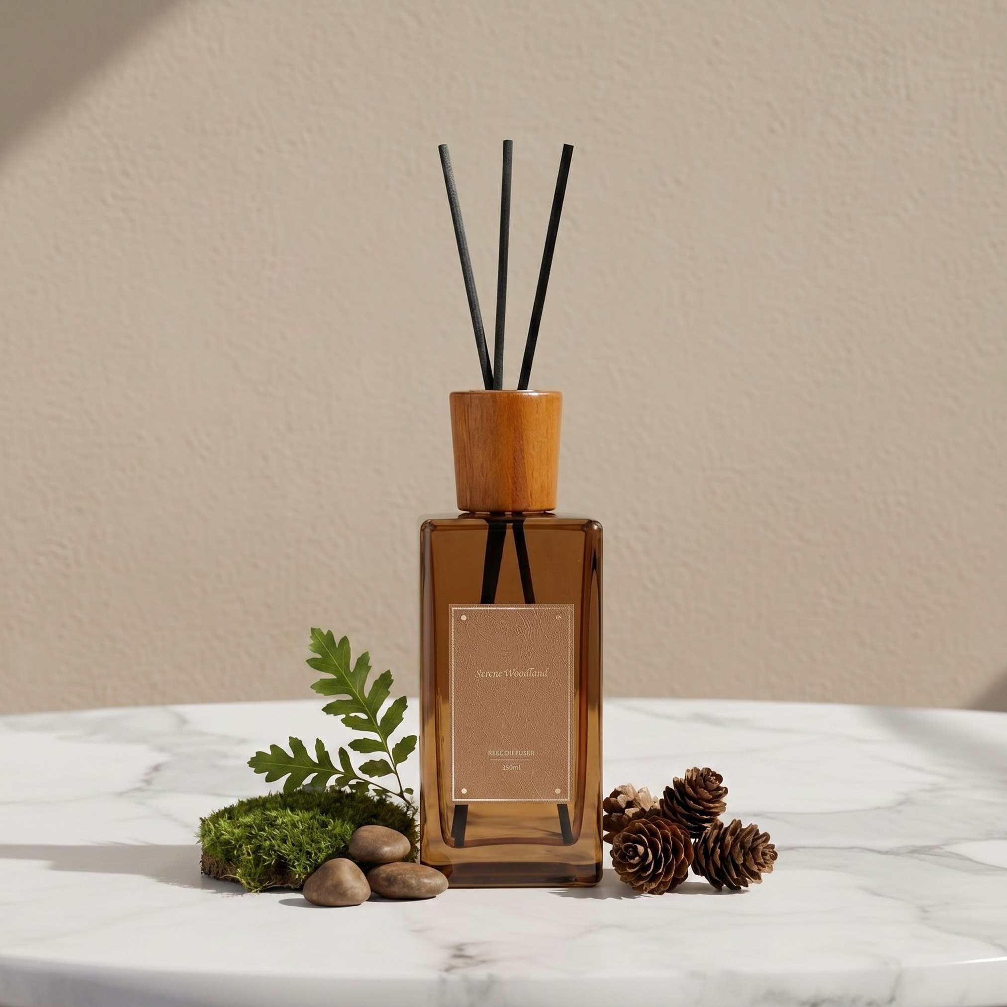 Nuvori Scentelier Serene Woodland Reed Diffuser - 350 ml-hbxbedroom-homefragrance-diffusers-image-1