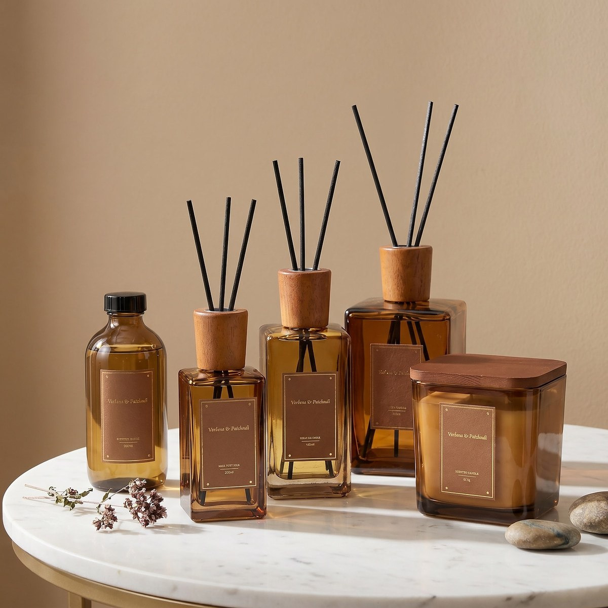 موزع عطور بالأعواد فيربينا وباتشولي - 350 مل-hbxbedroom-homefragrance-diffusers-image-5