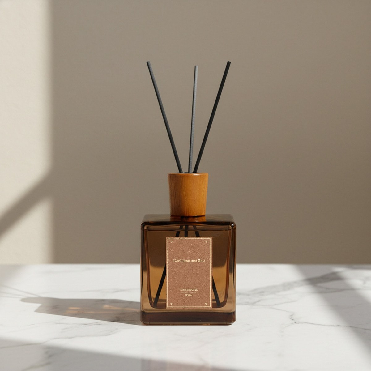 Nuvori Scentelier Dark Rum and Rose Reed Diffuser - 500 ml-hbxbedroom-homefragrance-diffusers-image-2