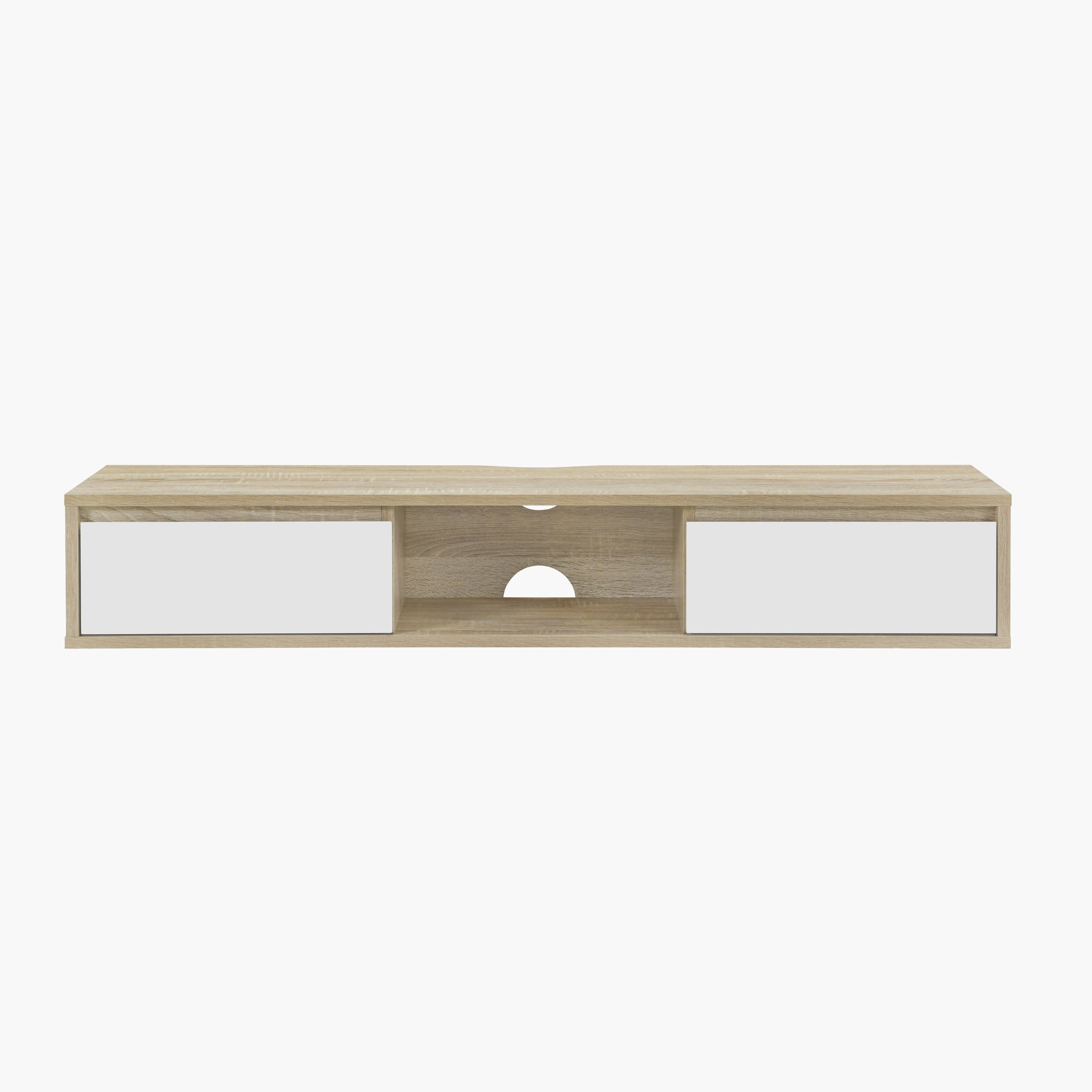 Alford 1.2 Metre Wall Mounted TV Unit for TVs up to 75 inches-hbxlivingroom-mediaunitsandstorage-tvunits-image-2