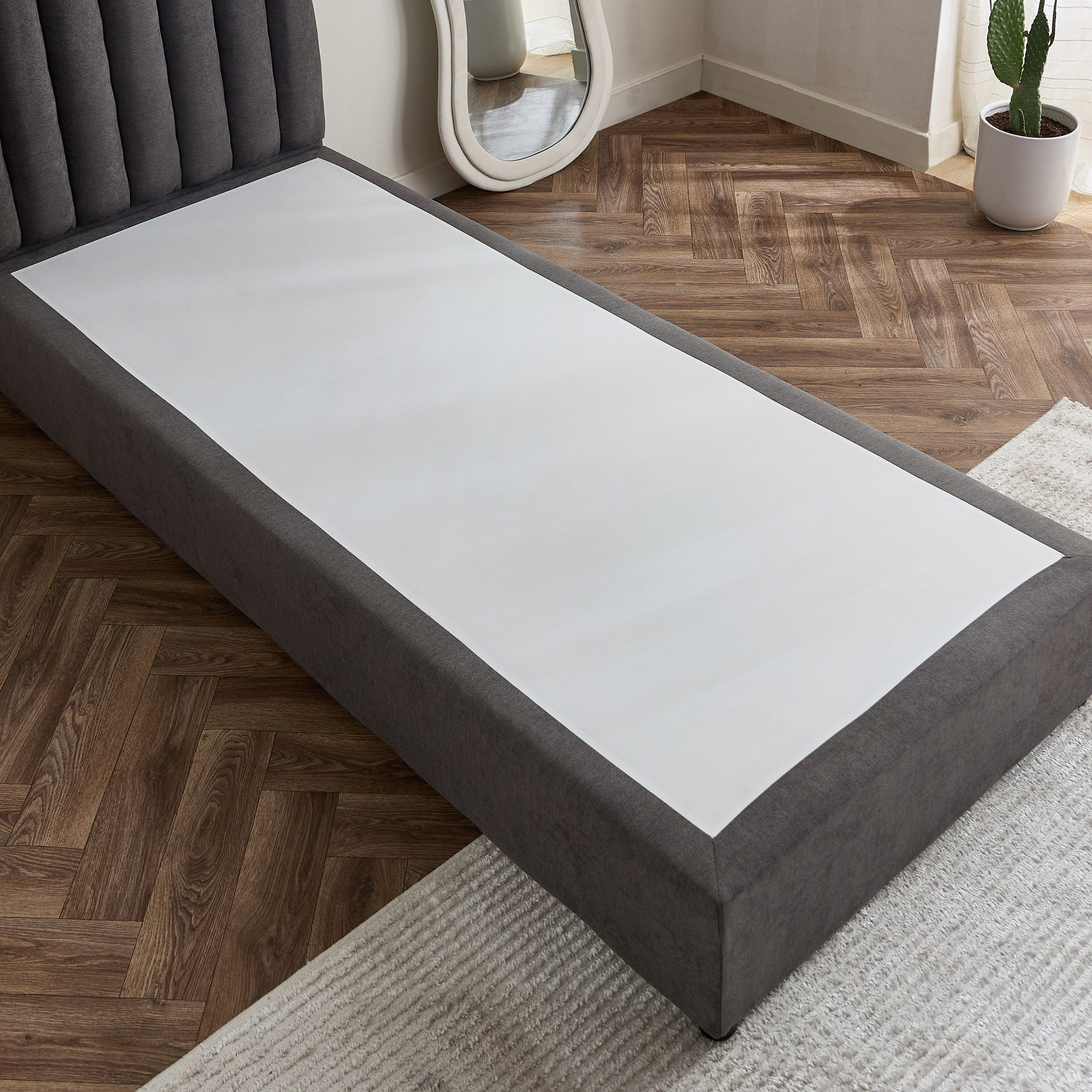 Curvy Haze Upholstered Single Bed - 90x200 cm-hbxkidsandyouth-bedsandbedsets-beds-single-image-5