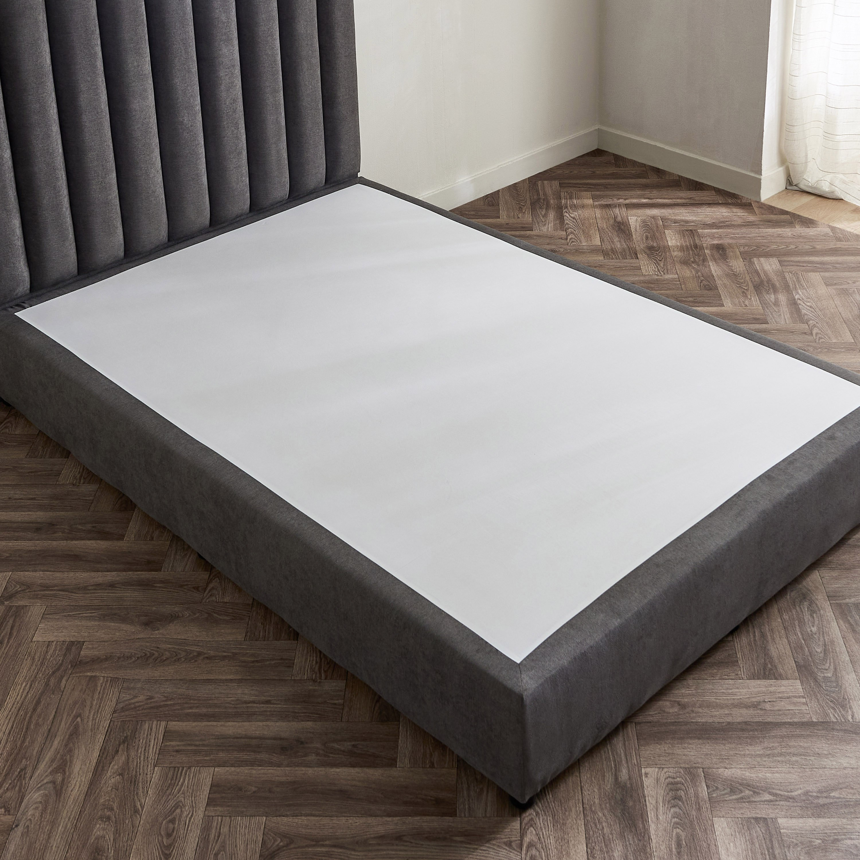 Curvy Haze Upholstered Twin Bed - 120x200 cm-hbxbedroom-bedsandbedsets-upholsteredbeds-twin-image-5