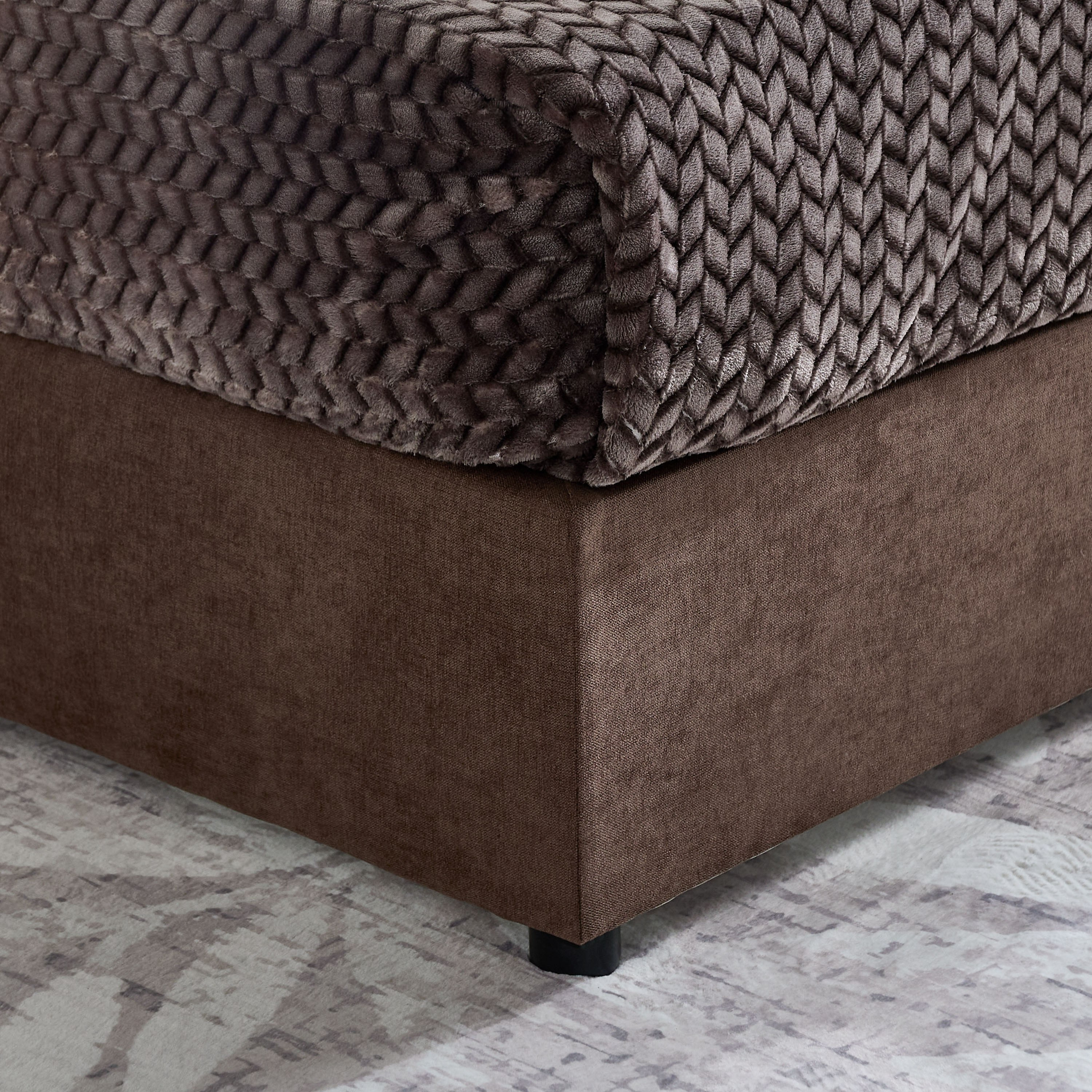 Curvy Haze Upholstered Queen Bed - 140x200 cm-hbxbedroom-bedsandbedsets-beds-queen-image-6