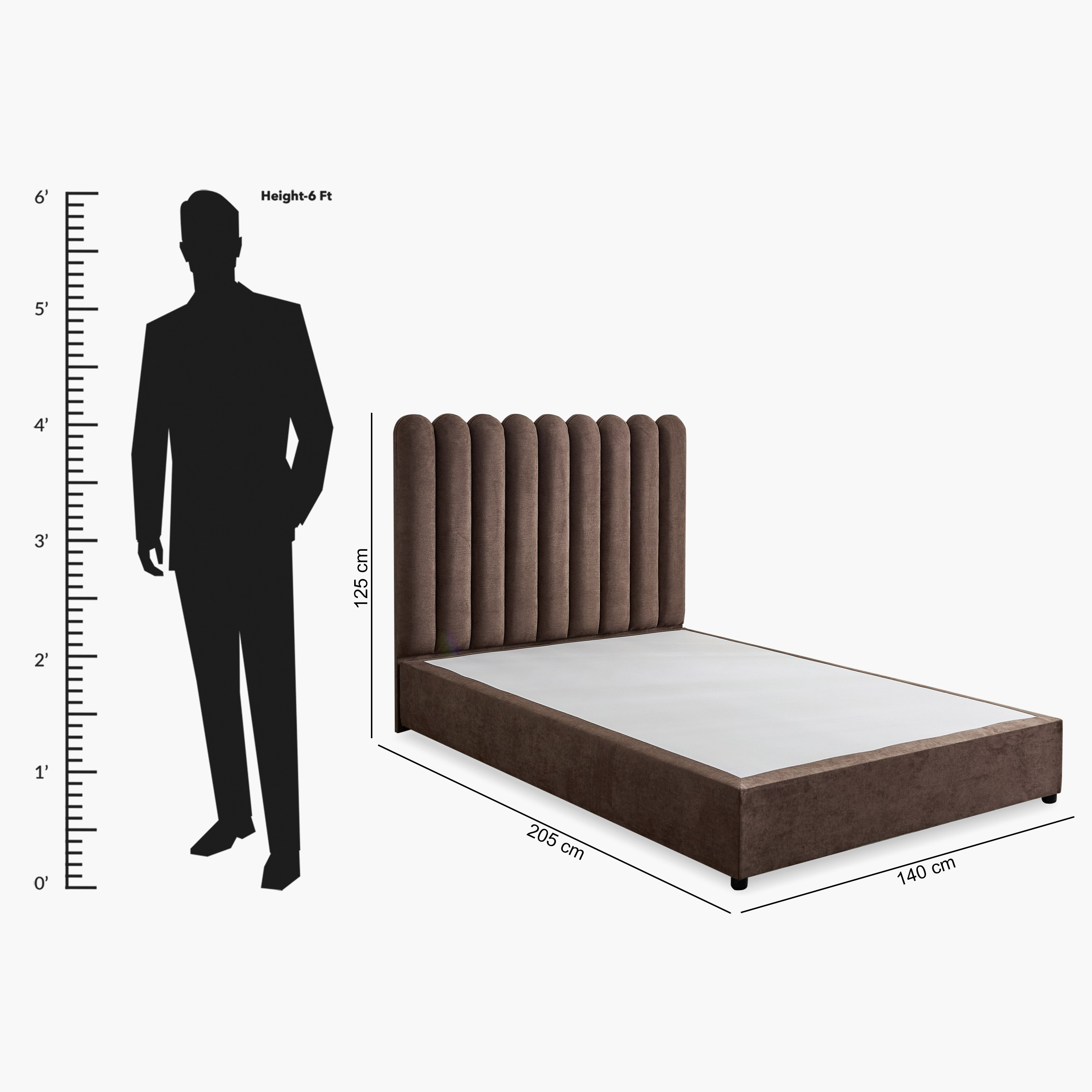 Curvy Haze Upholstered Queen Bed - 140x200 cm-hbxbedroom-bedsandbedsets-beds-queen-image-9
