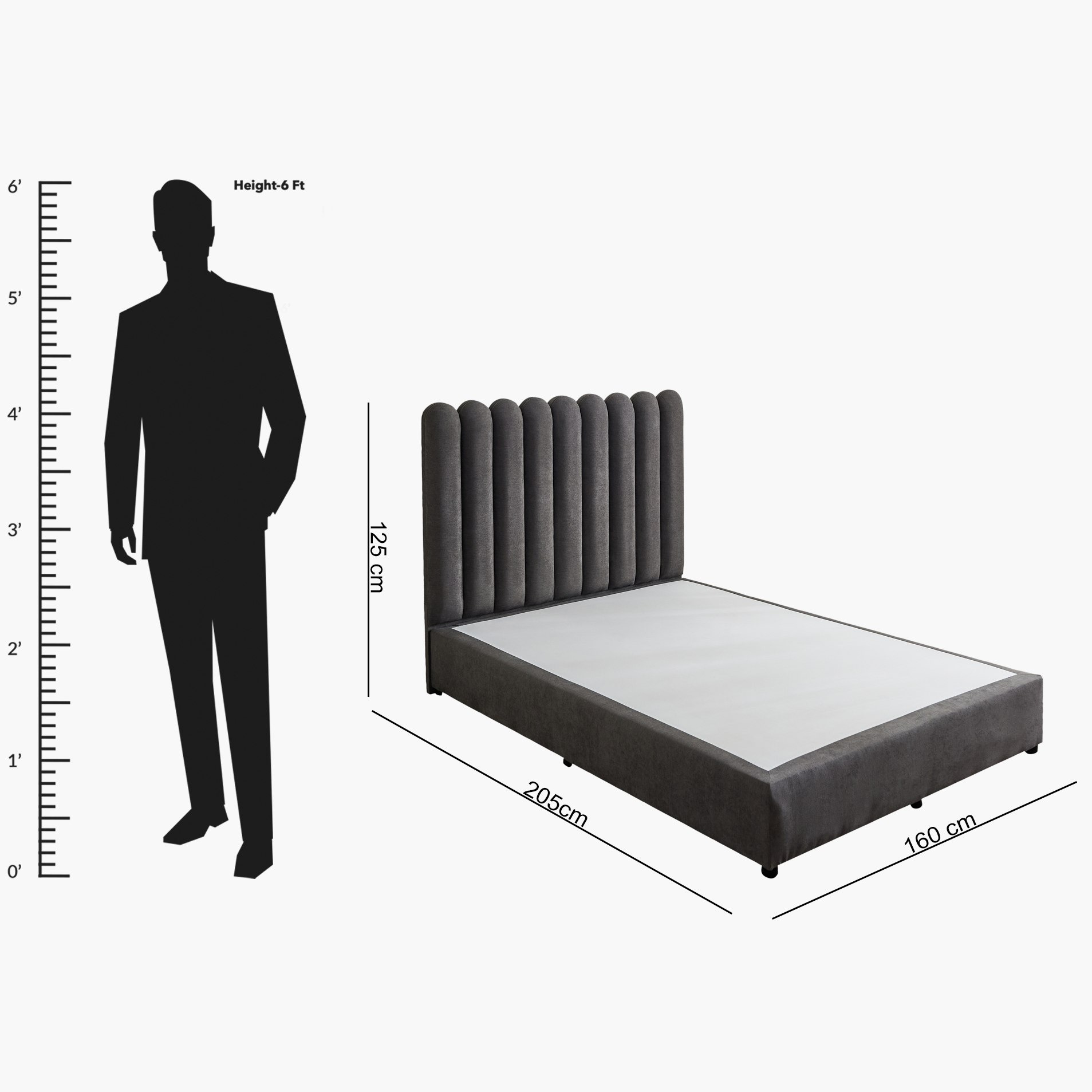 Curvy Haze Upholstered Queen Bed - 160x200 cm-hbxbedroom-bedsandbedsets-beds-queen-image-9
