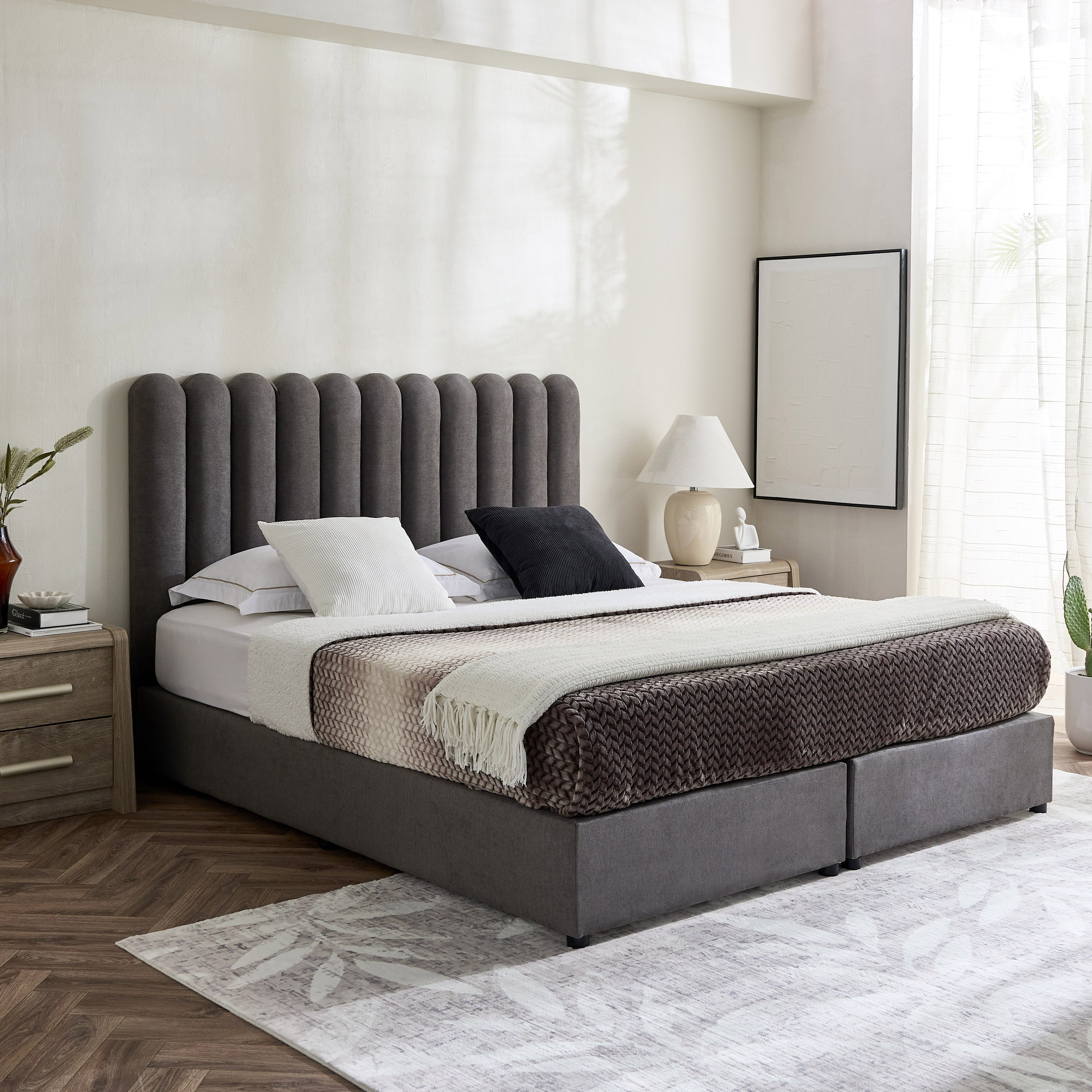 Curvy Haze King Upholstered Bed - 180x200 cm-PROMO_HB_UAE_HBX10_250526-image-8