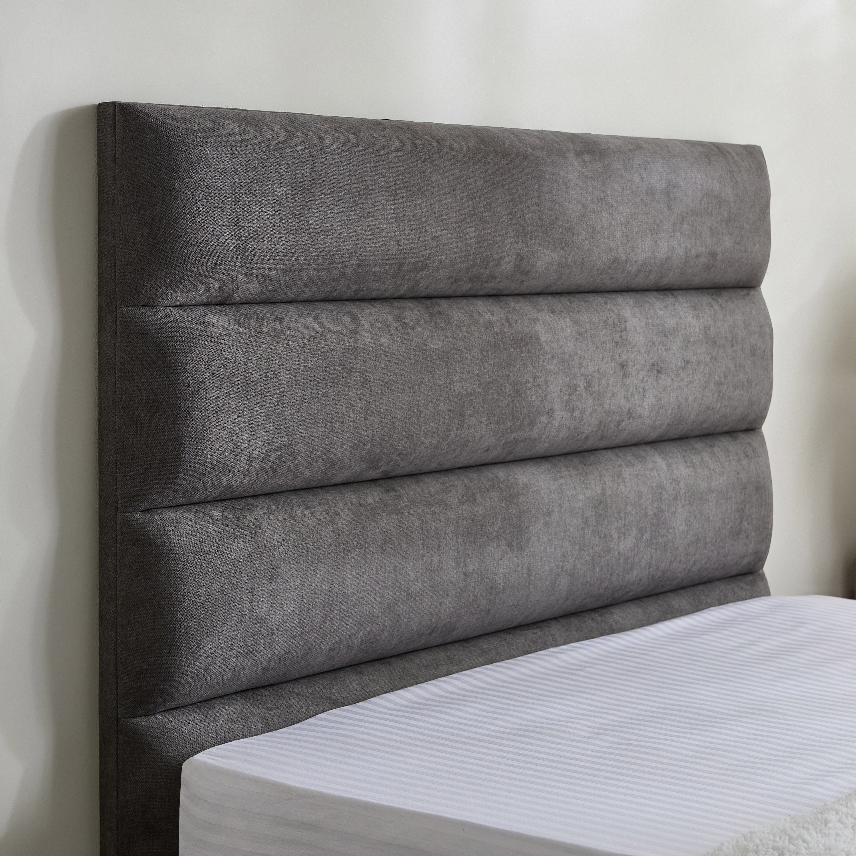 Curvy Linear Upholstered Twin Bed - 120x200 cm-hbxbedroom-bedsandbedsets-upholsteredbeds-twin-image-4
