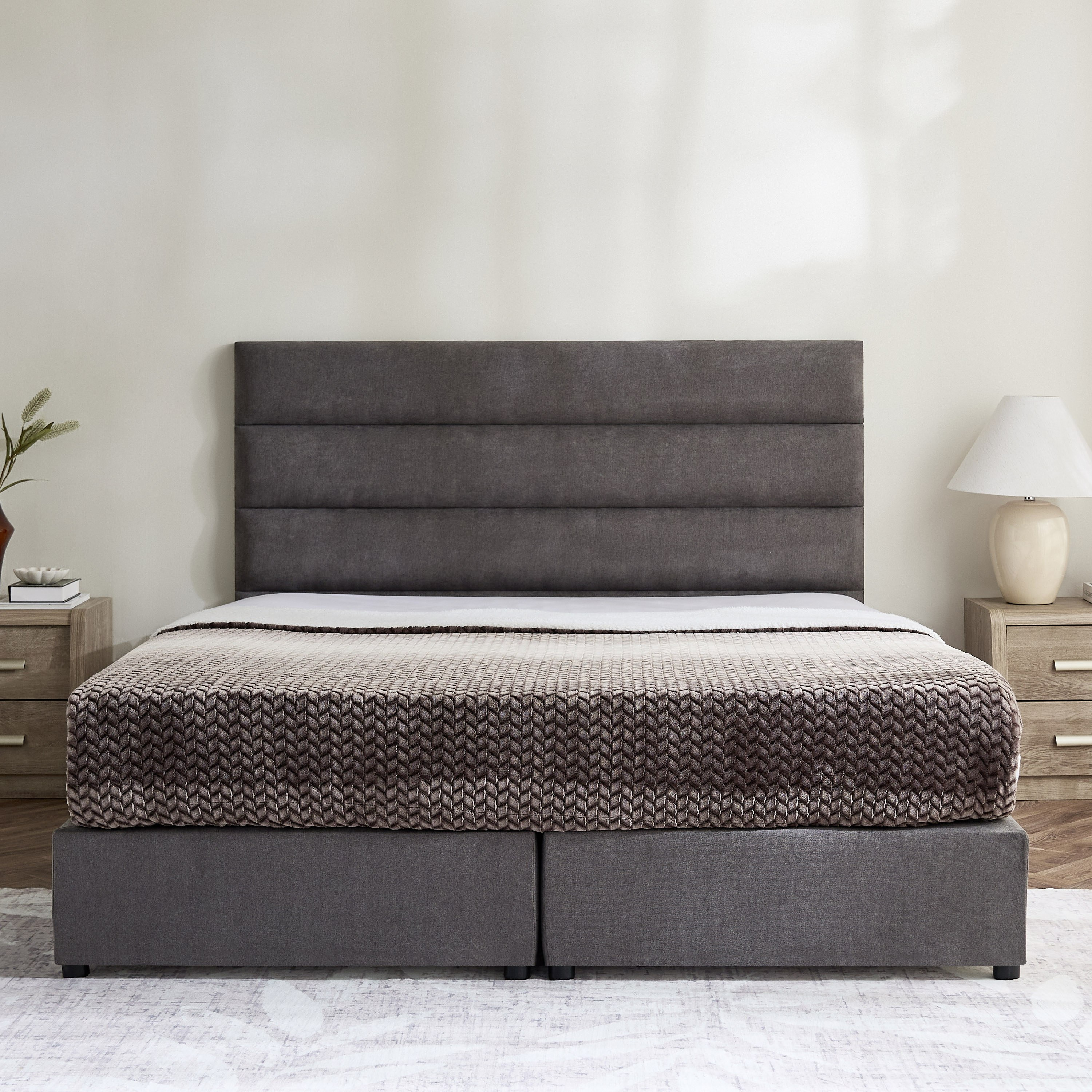 Curvy Linear King Upholstered Bed - 180x200 cm-PROMO_HB_UAE_HBX10_250526-image-2