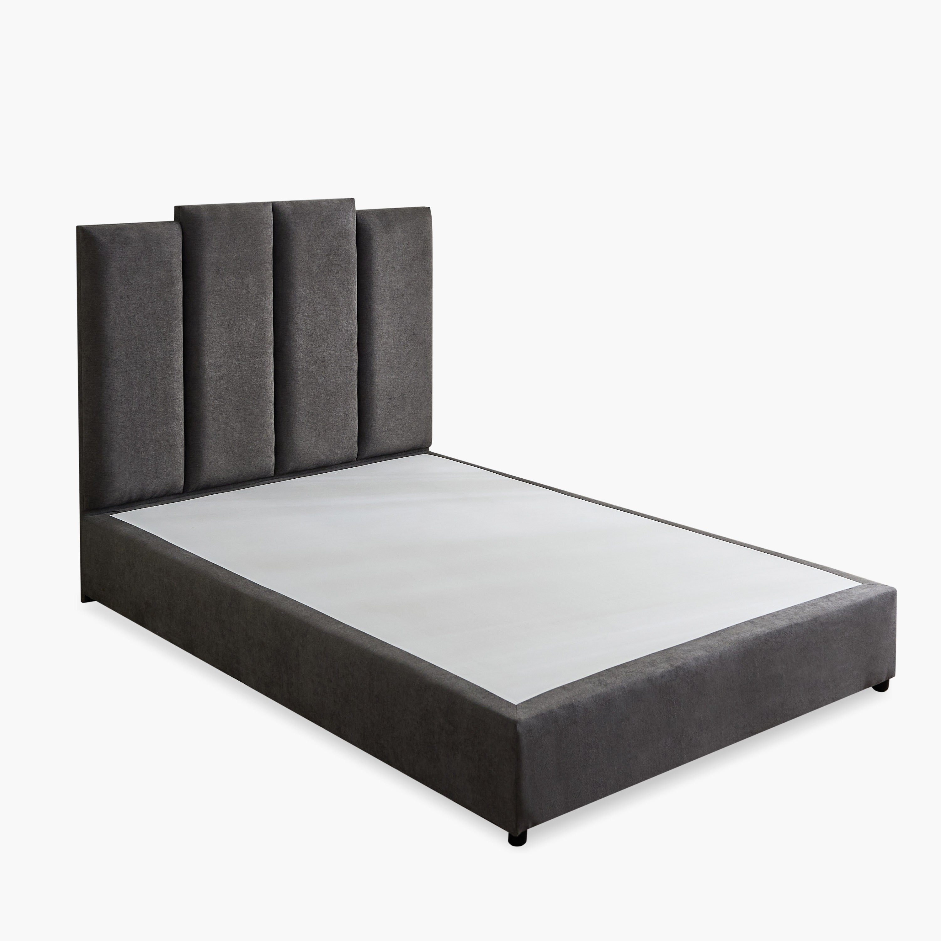 Curvy Riston Upholstered Queen Bed - 140x200 cm-hbxbedroom-bedsandbedsets-beds-queen-image-8