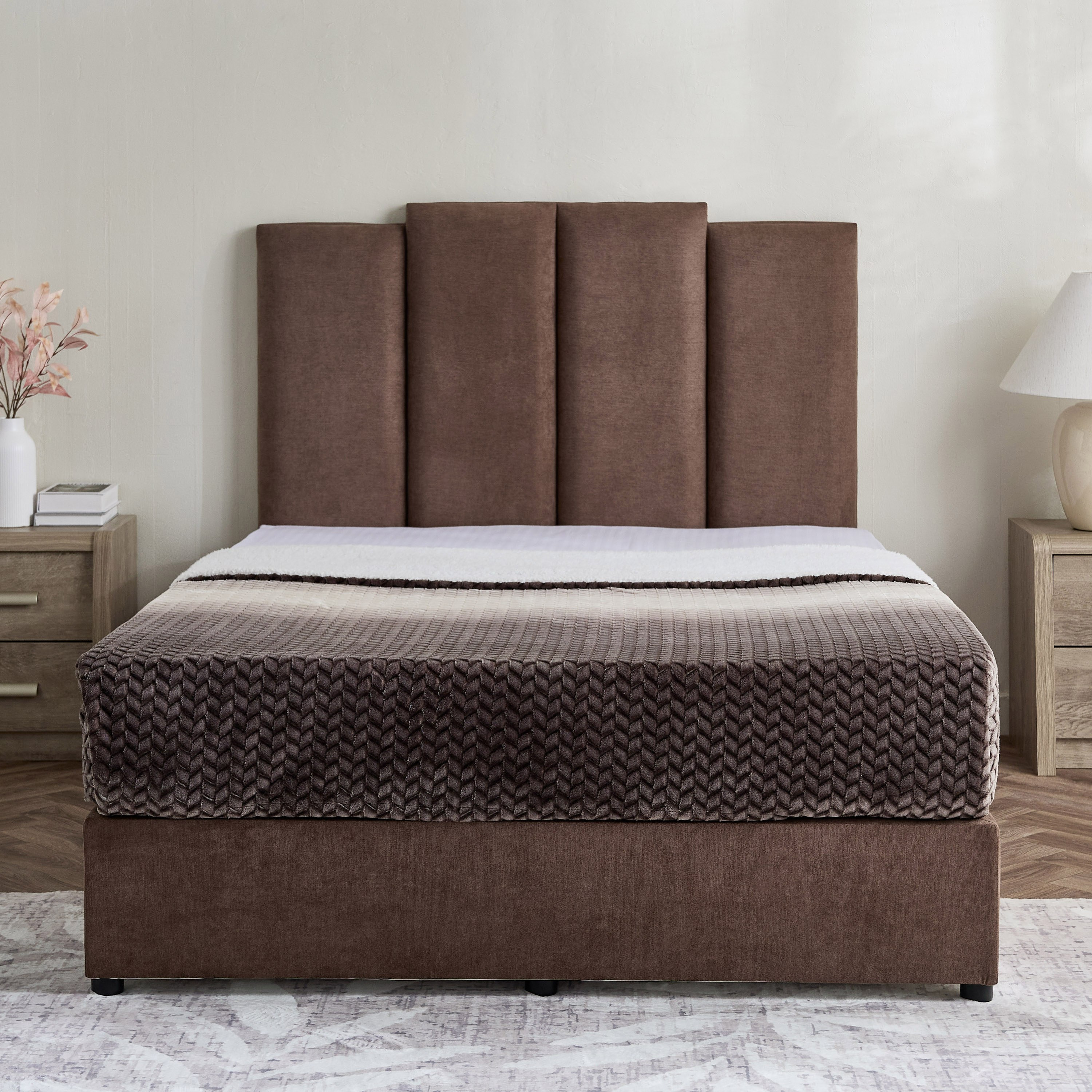 Curvy Riston Upholstered Queen Bed - 160x200 cm-hbxbedroom-bedsandbedsets-beds-queen-image-2