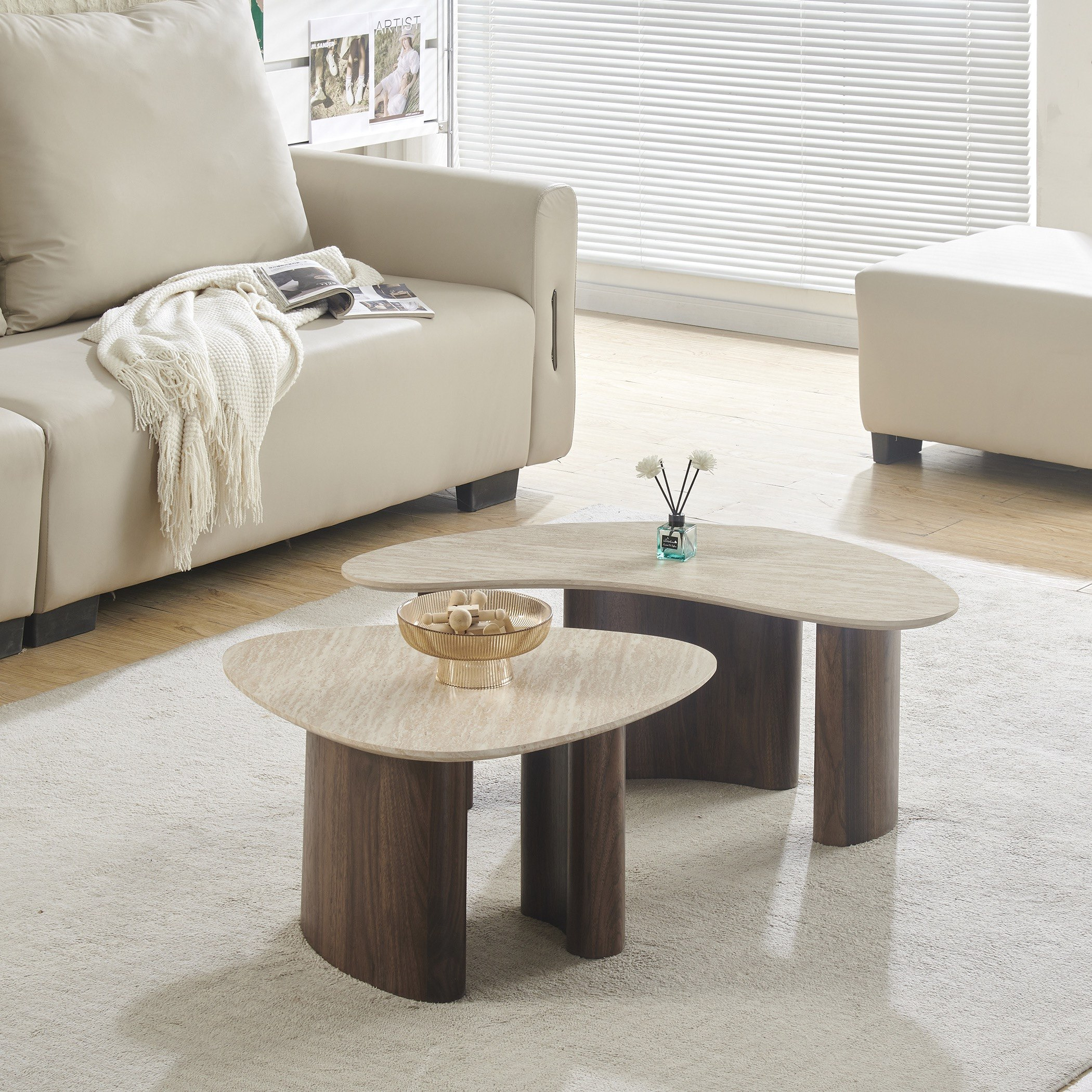 طاولة قهوة منخفضة من موفو إليزا - طقم من قطعتين-hbxlivingroom-tablesandstands-coffeetables-image-1