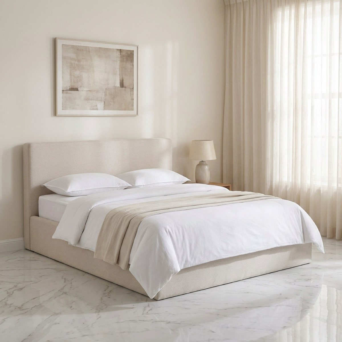 Lombardy Upholstered 5-Piece King Bedroom Set - 180x200 cm-hbxbedroom-bedsandbedsets-bedroomsets-king-image-2