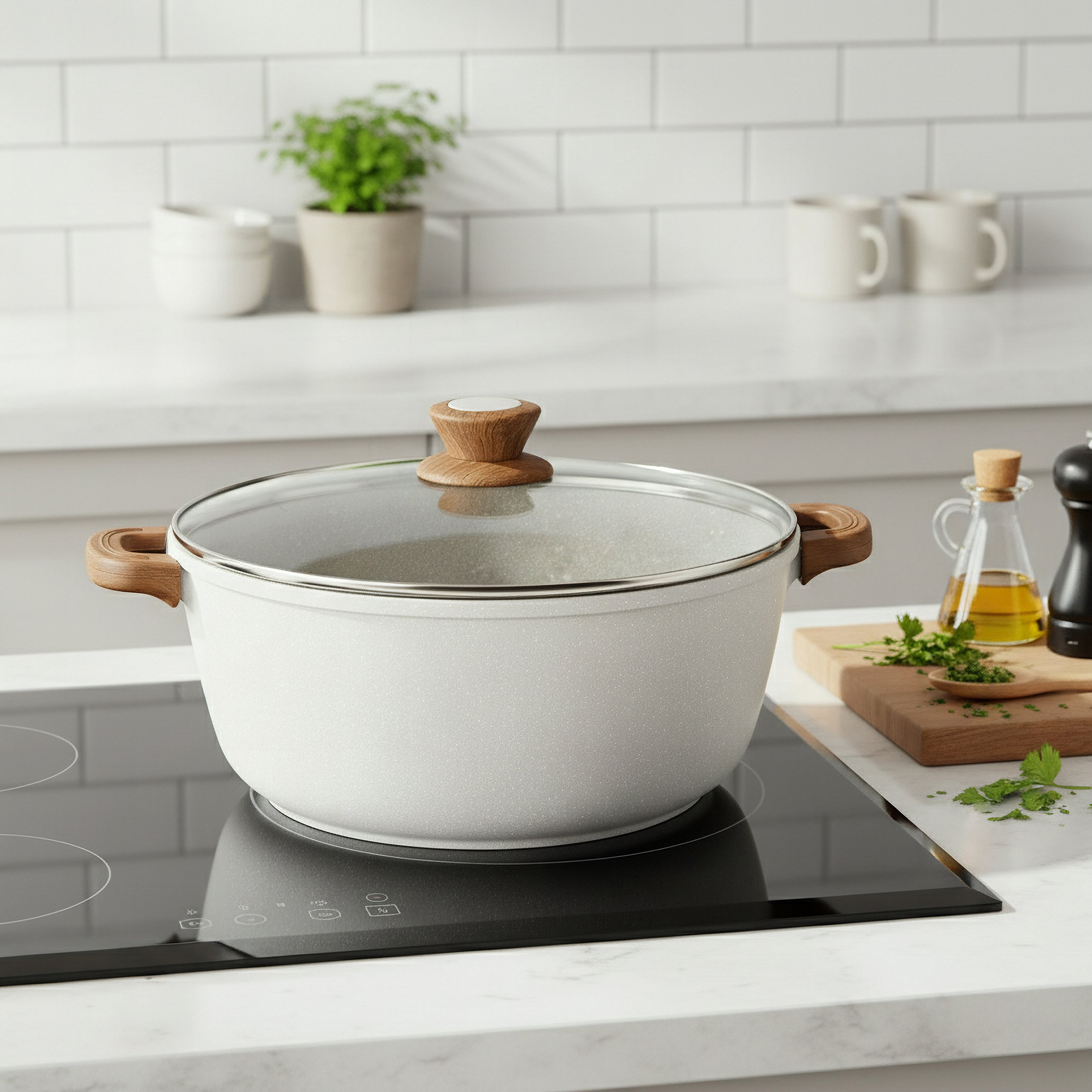 La Natura Deep Induction Casserole with Lid - 30 cm-hbxhomeware-hbxkitchen-image-4