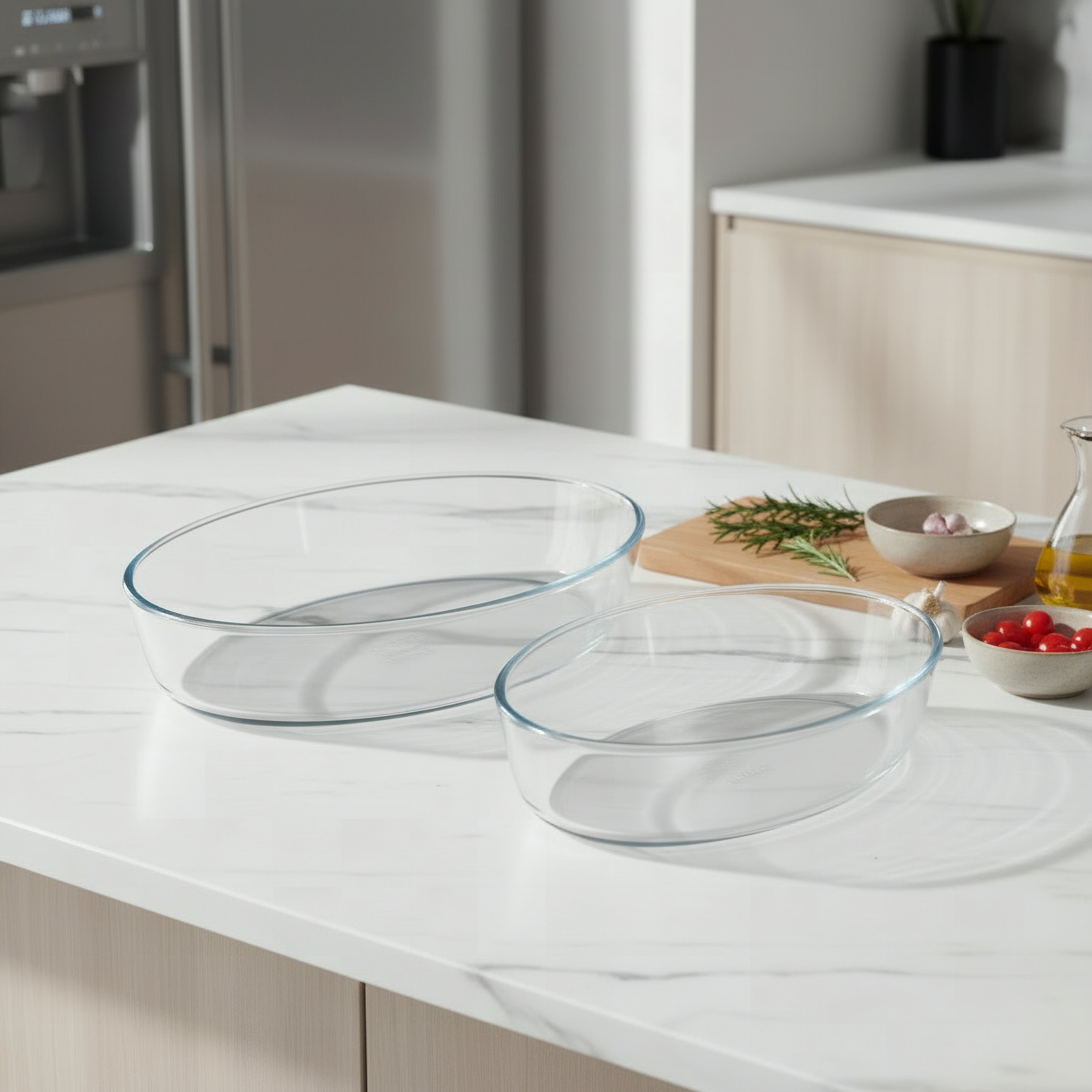 Marinex 2-Piece Oval Glass Baking Dish Set-hbxkitchen-bakeware-image-4