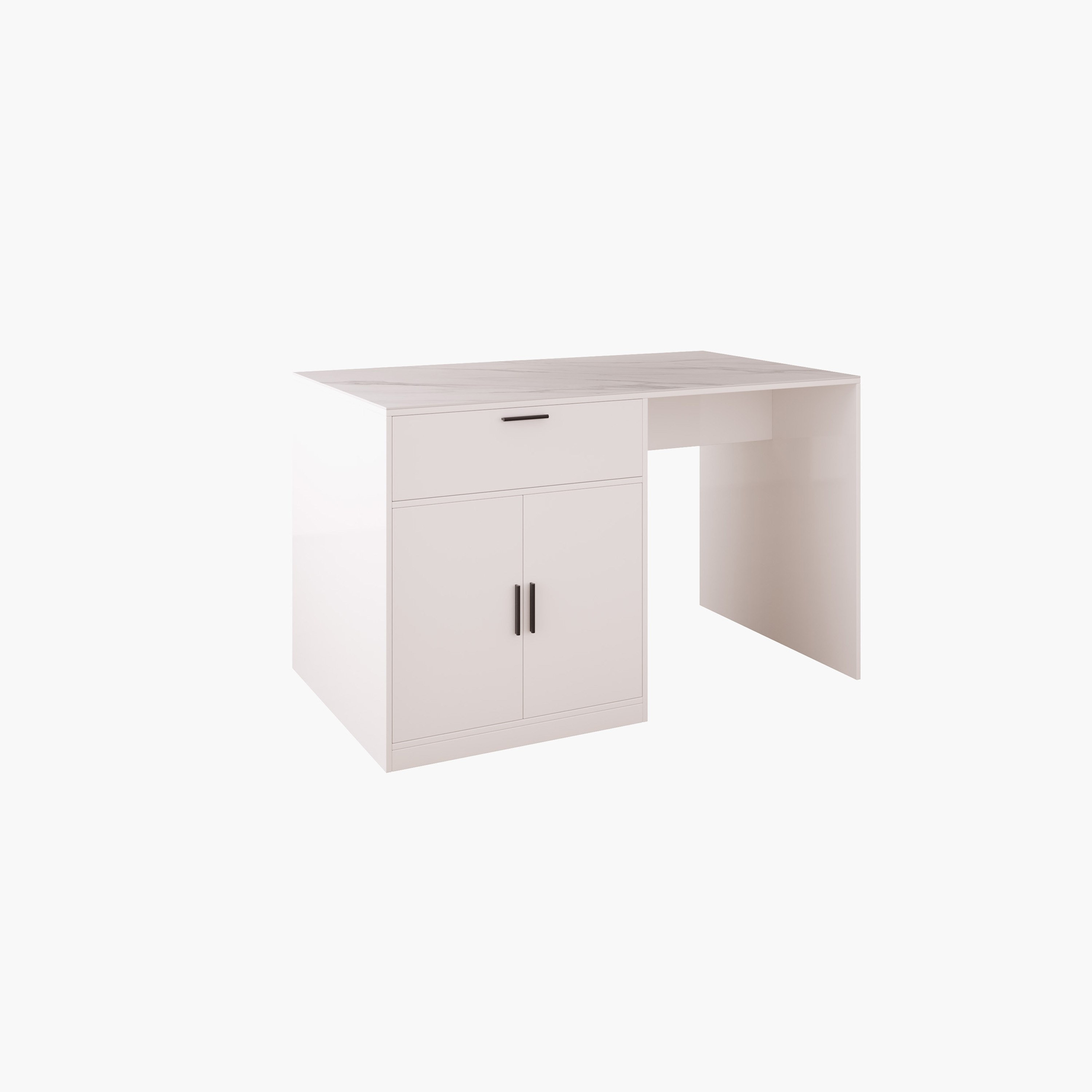 جزيرة مطبخ بسطح من الحجر الملبد ببابين ودرج من مارويل-hbxfurniture-diningroom-buffetsandsideboards-image-13