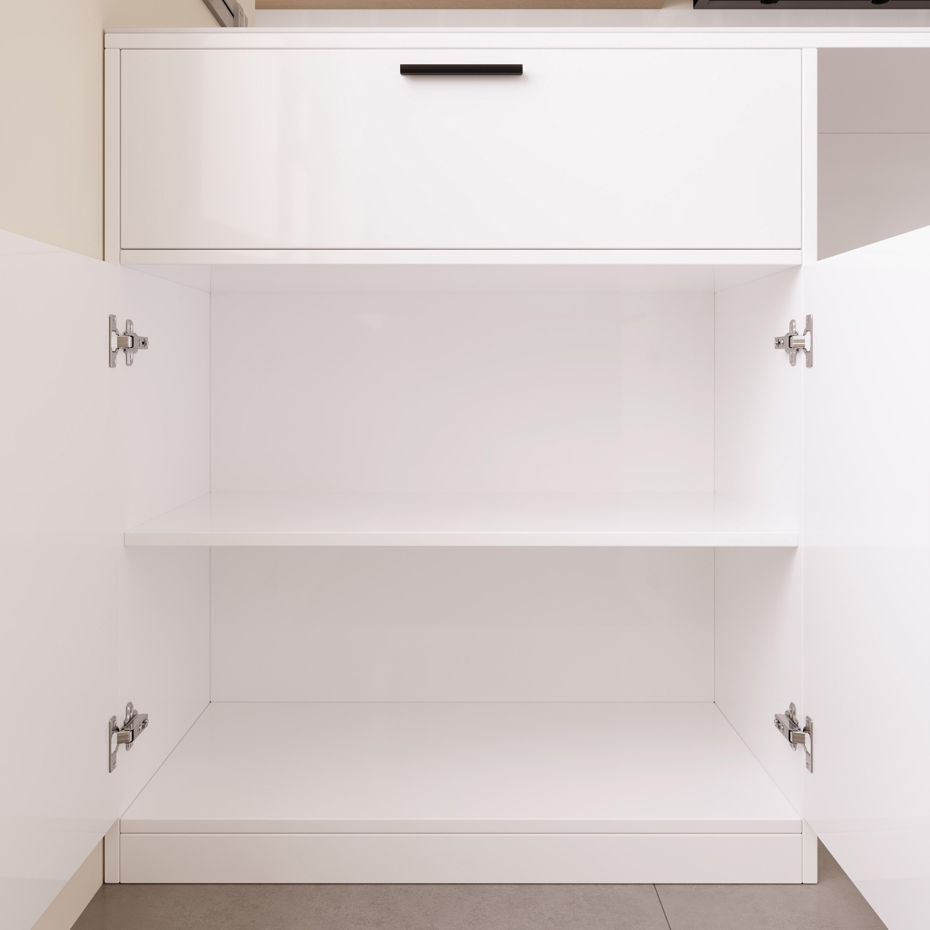 جزيرة مطبخ بسطح من الحجر الملبد ببابين ودرج من مارويل-hbxfurniture-diningroom-buffetsandsideboards-image-5