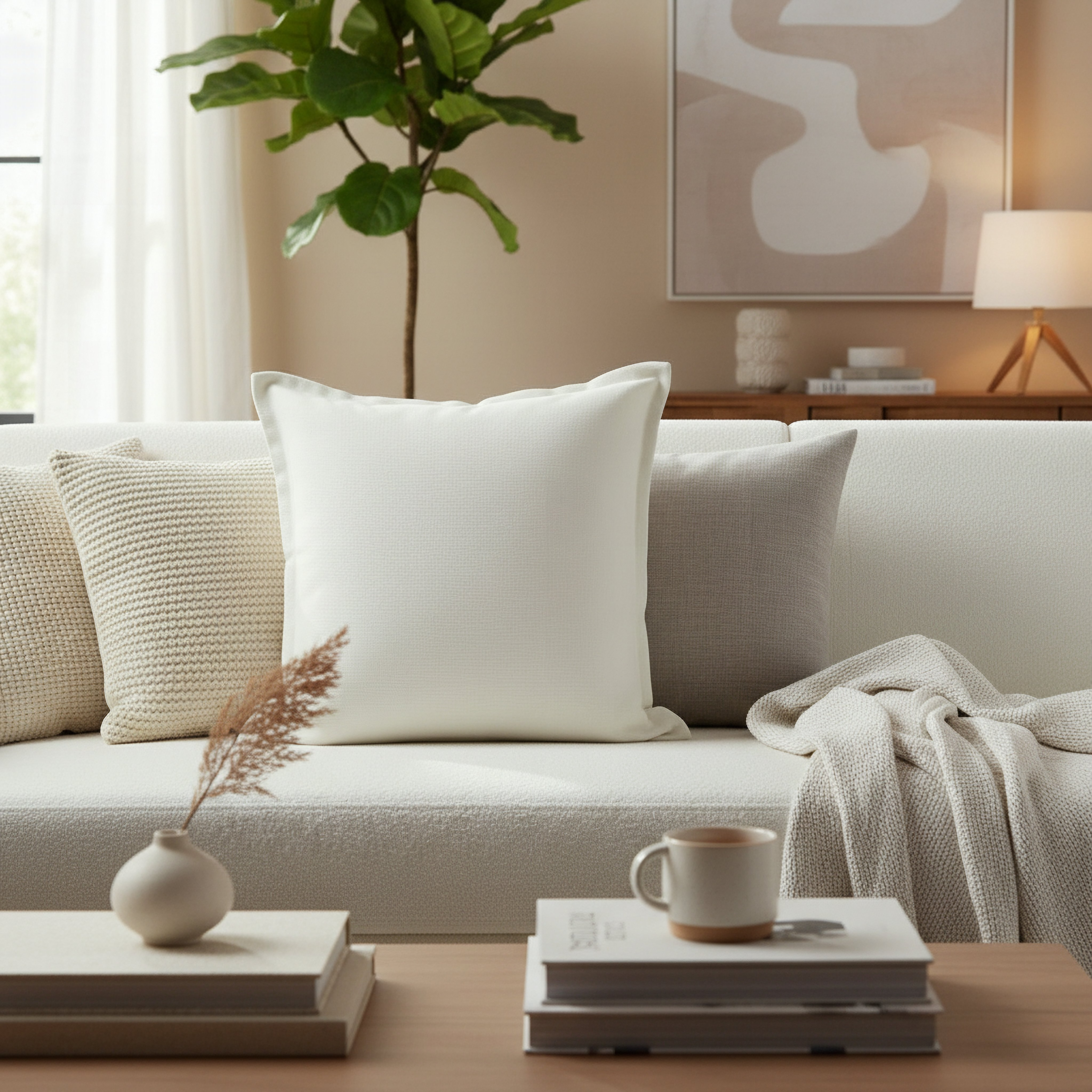 Atlanta Ezra Rib Solid Cushion Cover - 50x50 cm-hbxhomeware-hbxbedroom-image-4