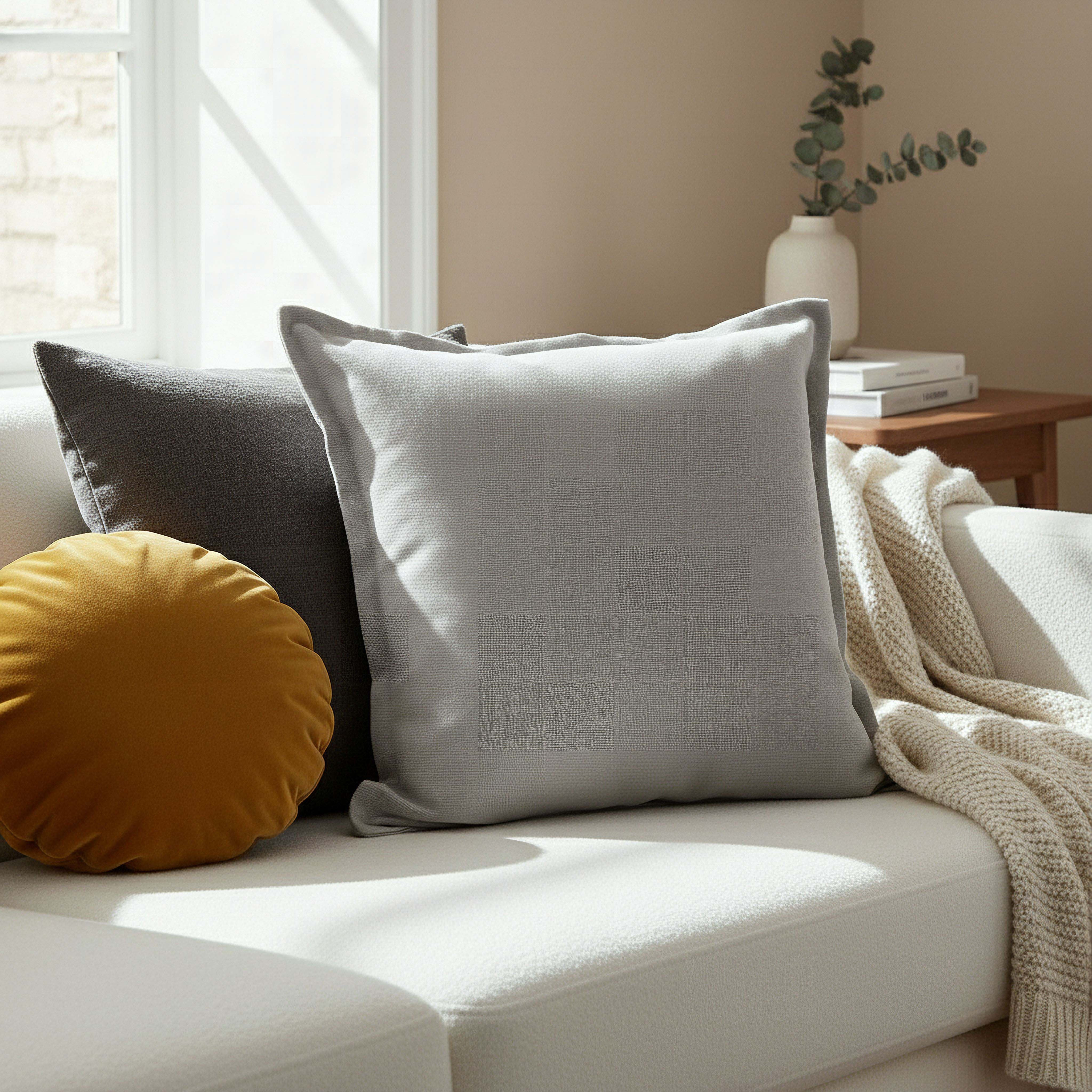 Atlanta Ezra Rib Solid Cushion Cover - 50x50 cm-hbxhomeware-hbxbedroom-image-4