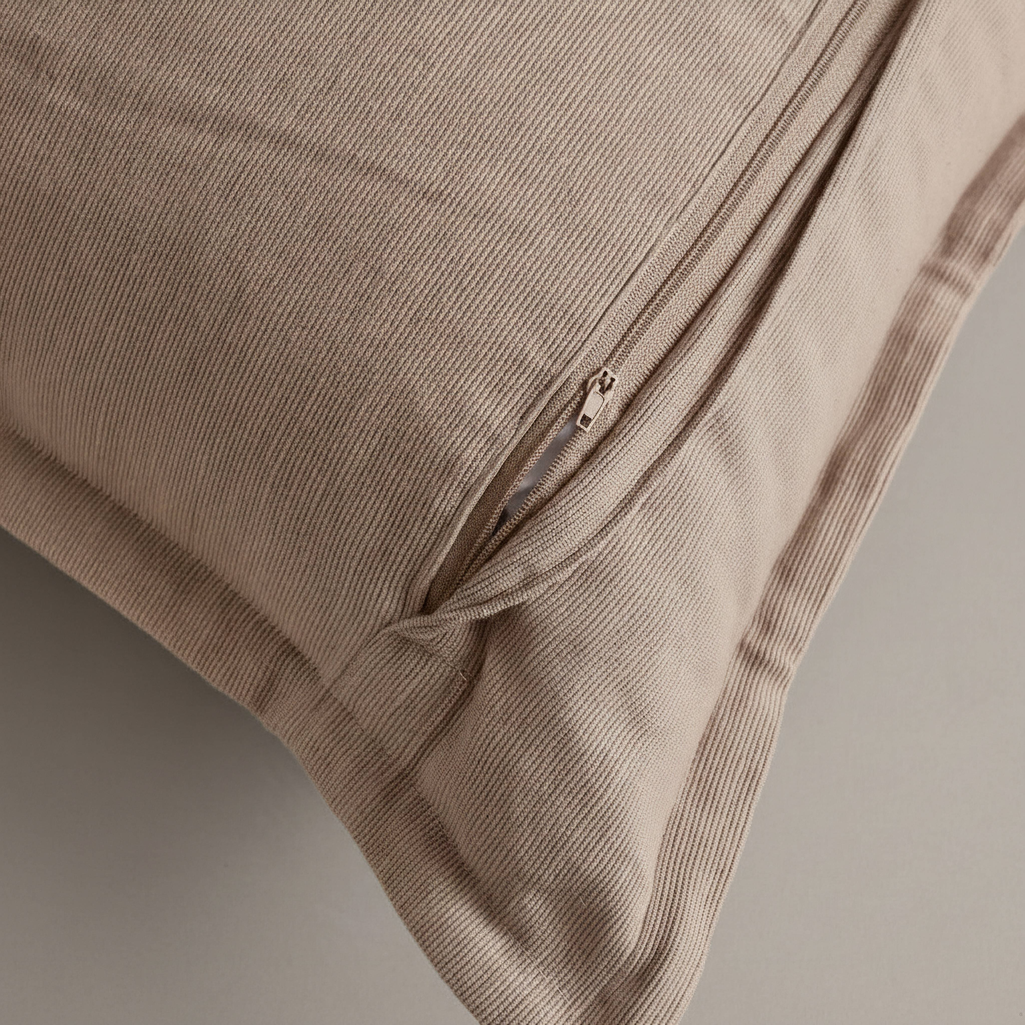 Atlanta Ezra Rib Solid Cushion Cover - 50x50 cm-hbxhomeware-hbxbedroom-image-2