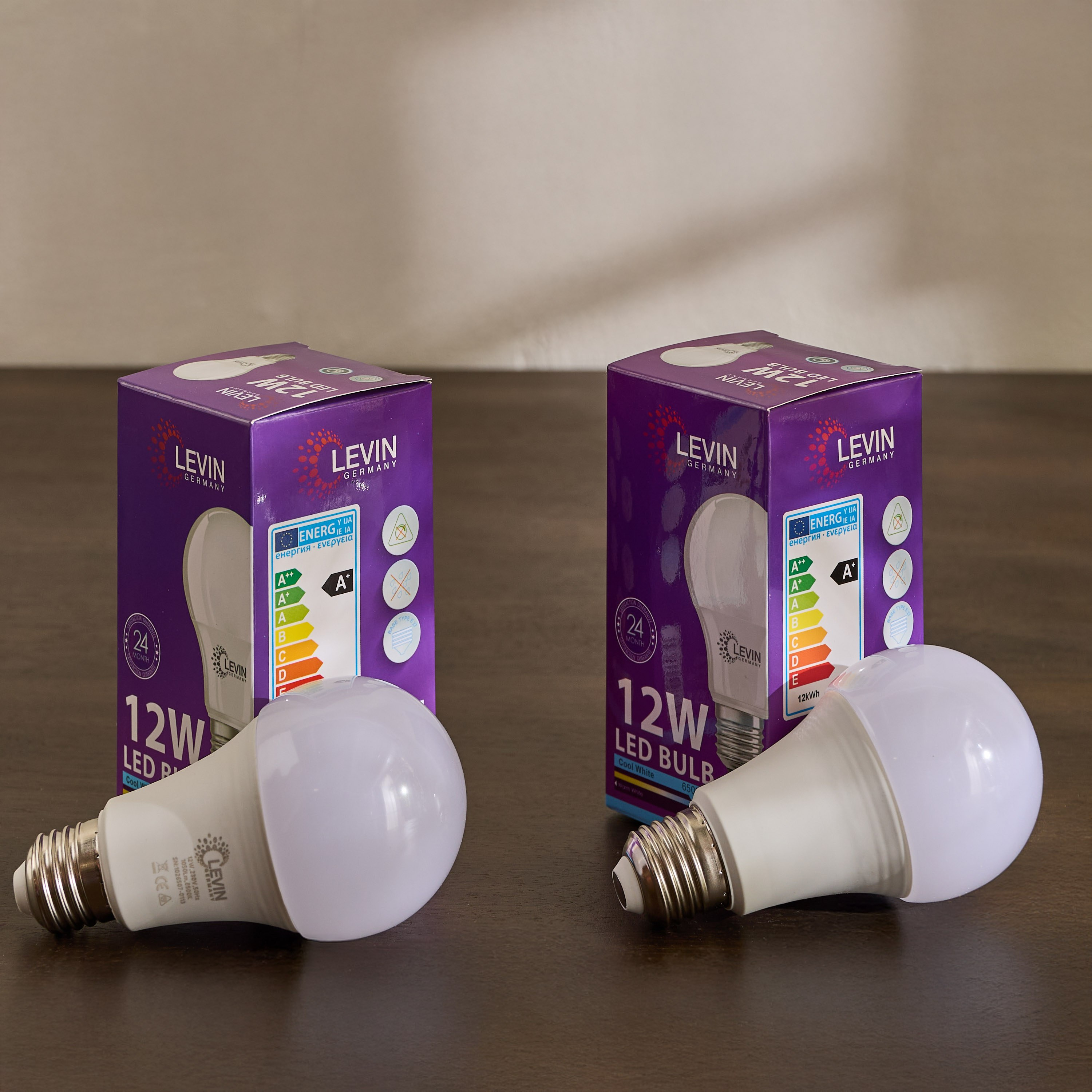 Levin LED 12W E27 6500K Light A-Bulb - Set of 2-hbxhomeware-hbxlivingroom-image-2