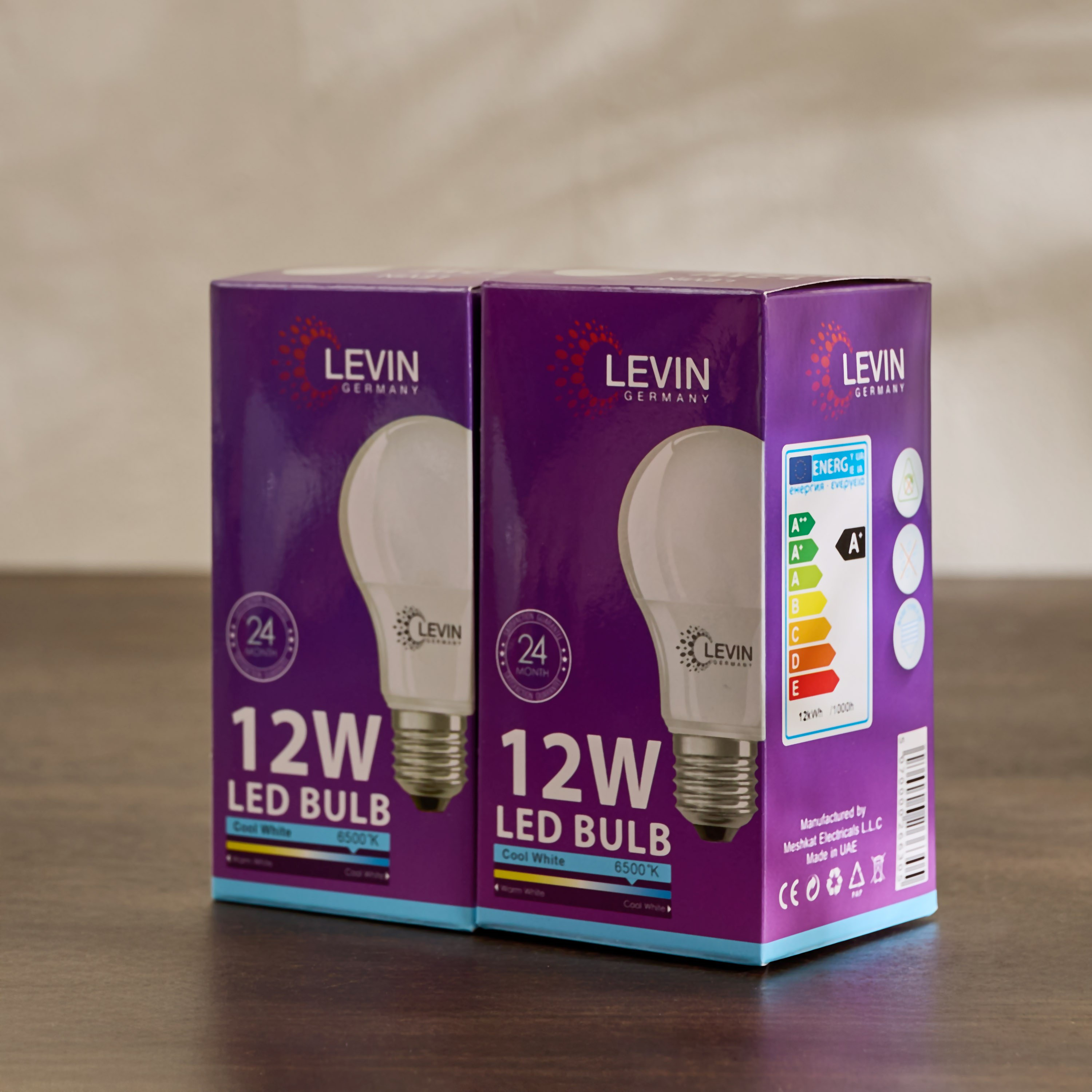 Levin LED 12W E27 6500K Light A-Bulb - Set of 2-hbxhomeware-hbxlivingroom-image-3