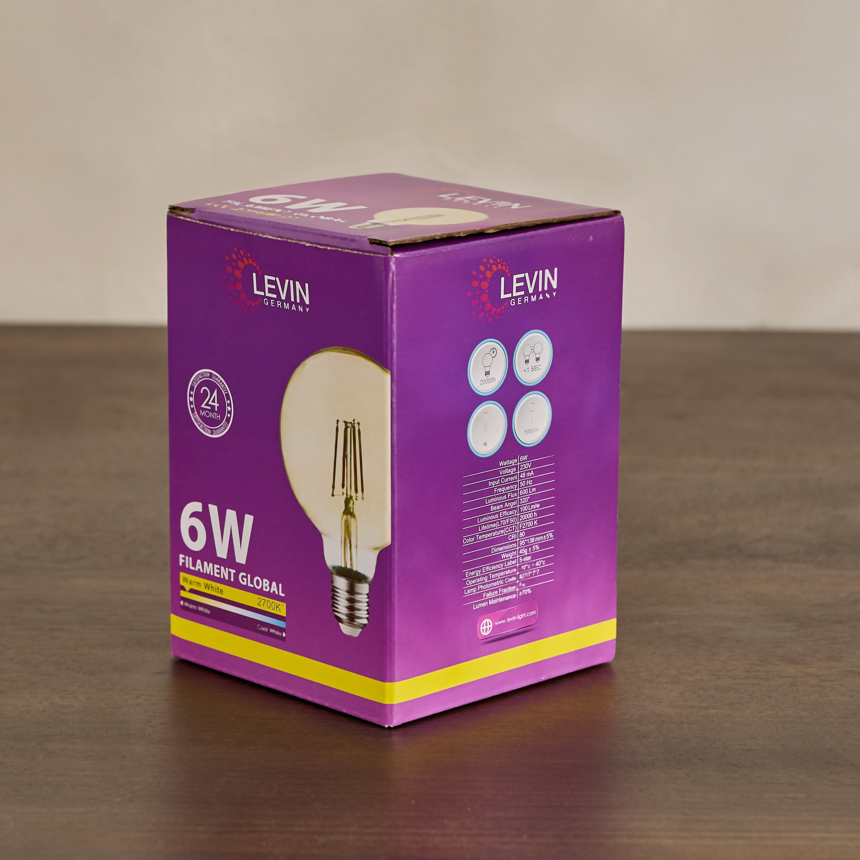 Levin Filament Global LED G95 6W Bulb-hbxhomeware-hbxlivingroom-image-3